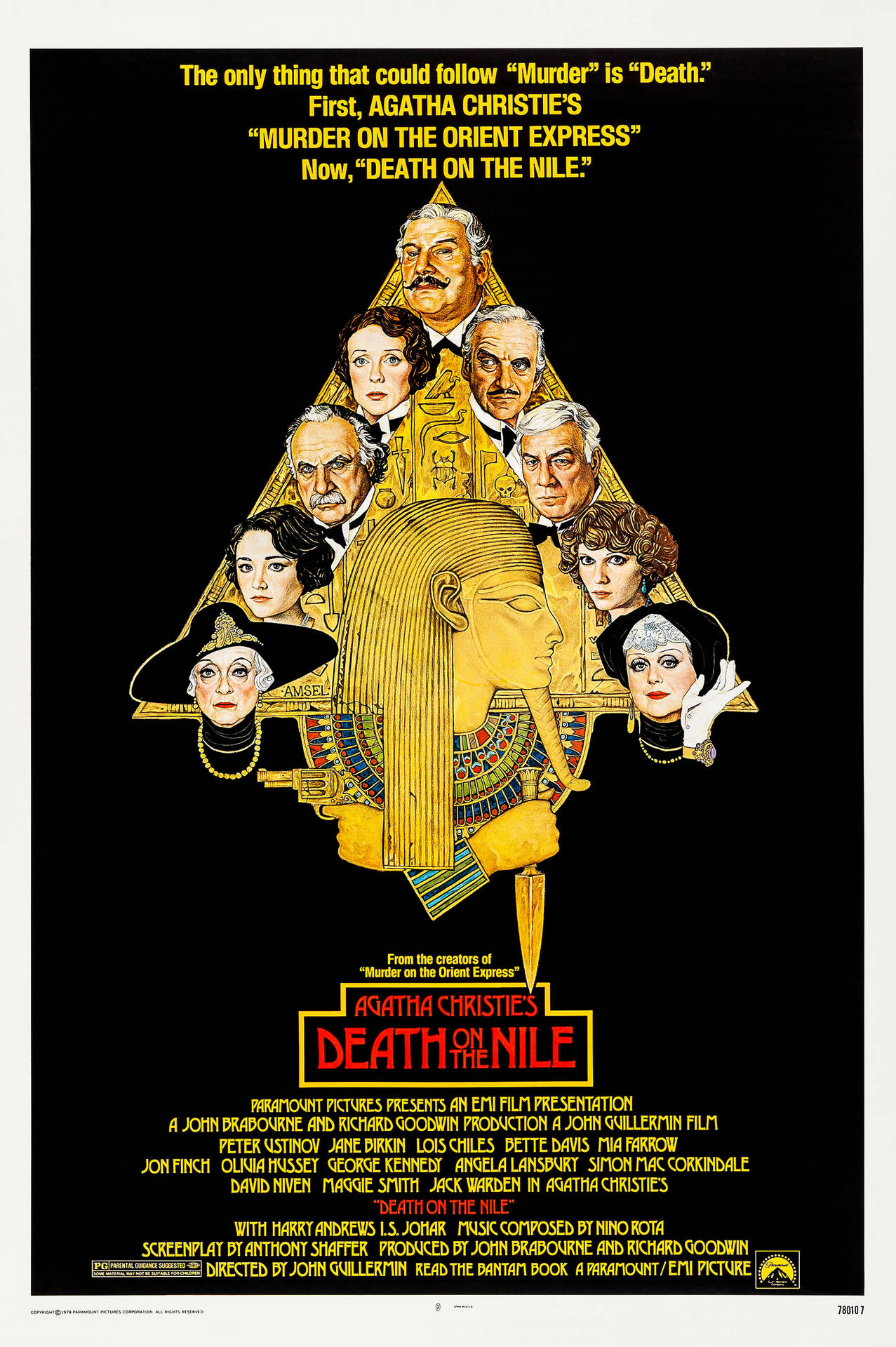 Death Of The Nile Poster David Niven Background