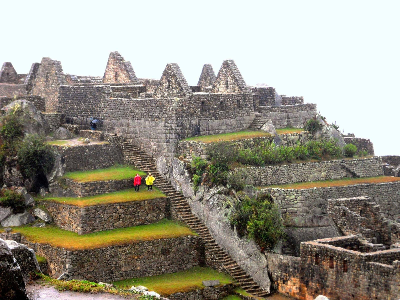 Death Stairs At Captivating Machu Picchu