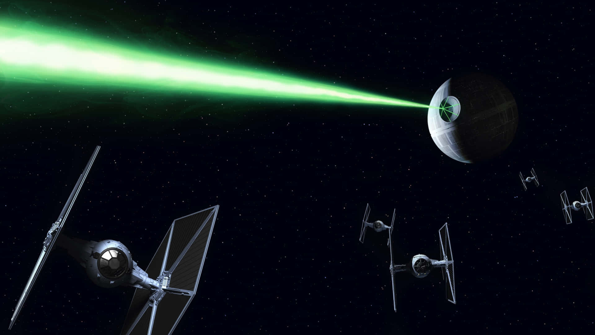 Death Star Firing Laser4 K Background