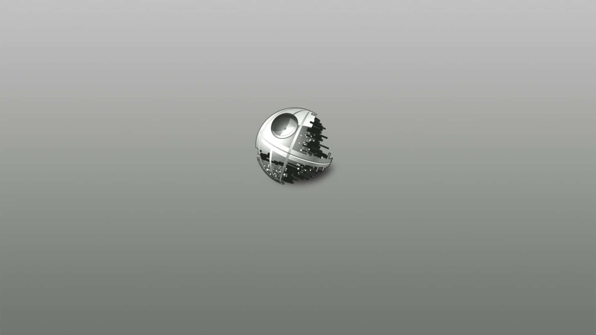 Death Star Inspired Nature Blend Wallpaper Background