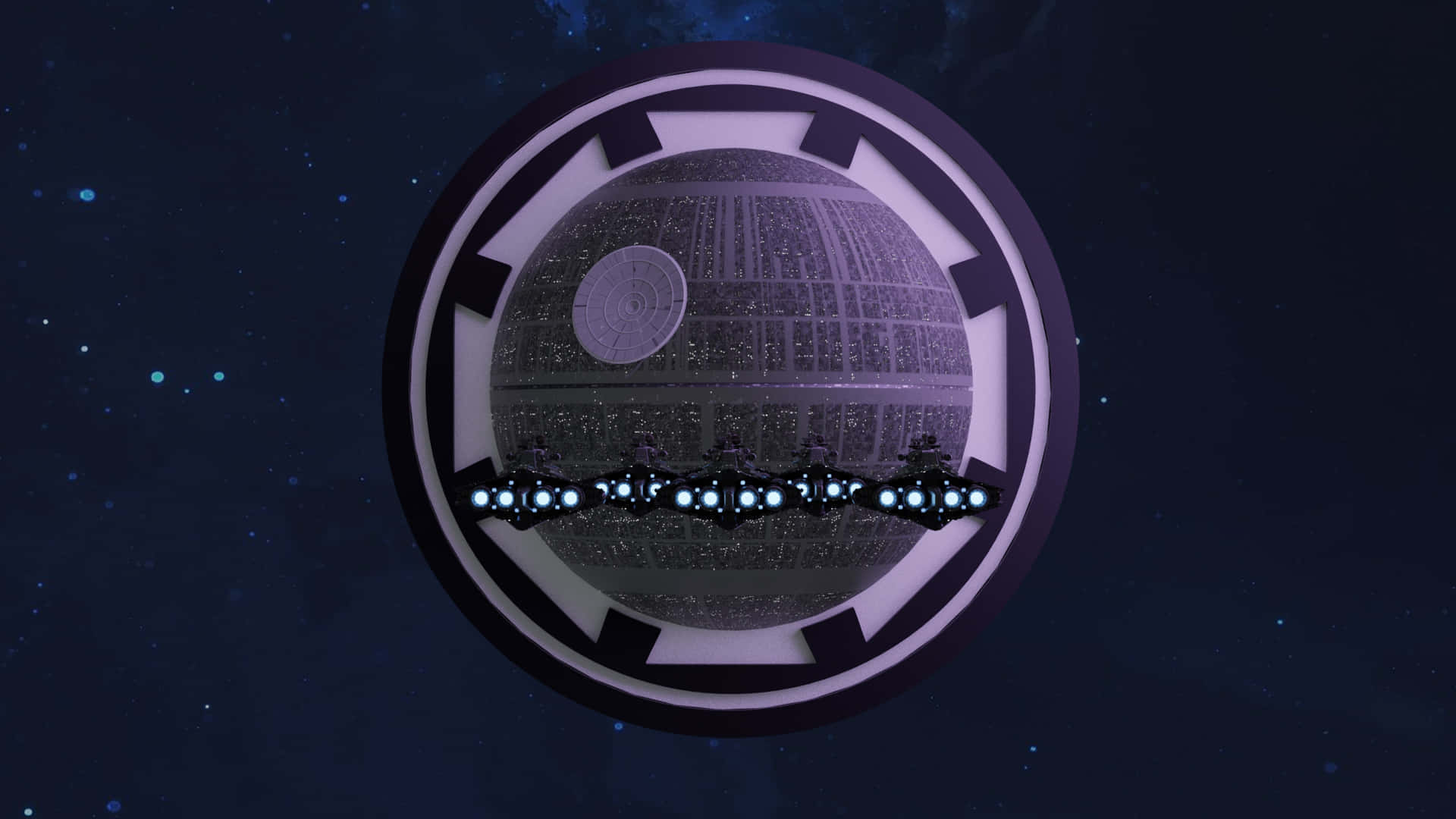 Death Star Space Station4 K Background