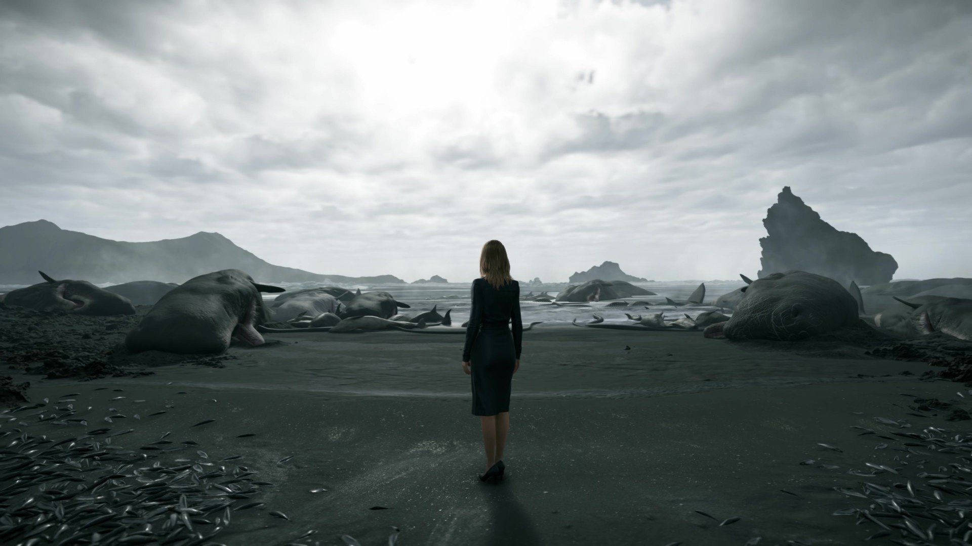 Death Stranding 1920x1080 Amelie Strand Background