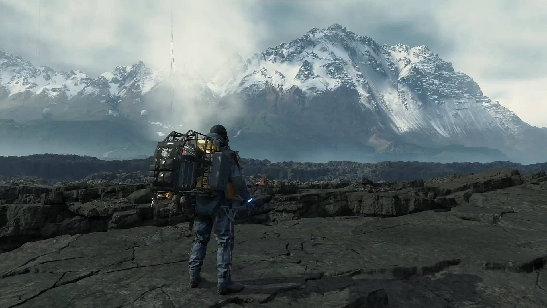 Death Stranding 1920x1080 Mountain Journey Background