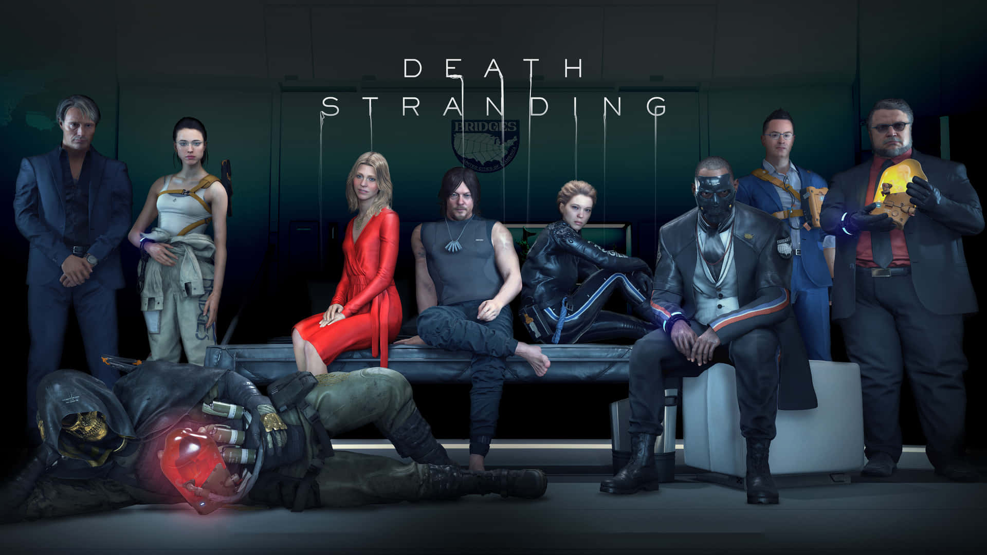 Death Stranding All Characters Desktop Background