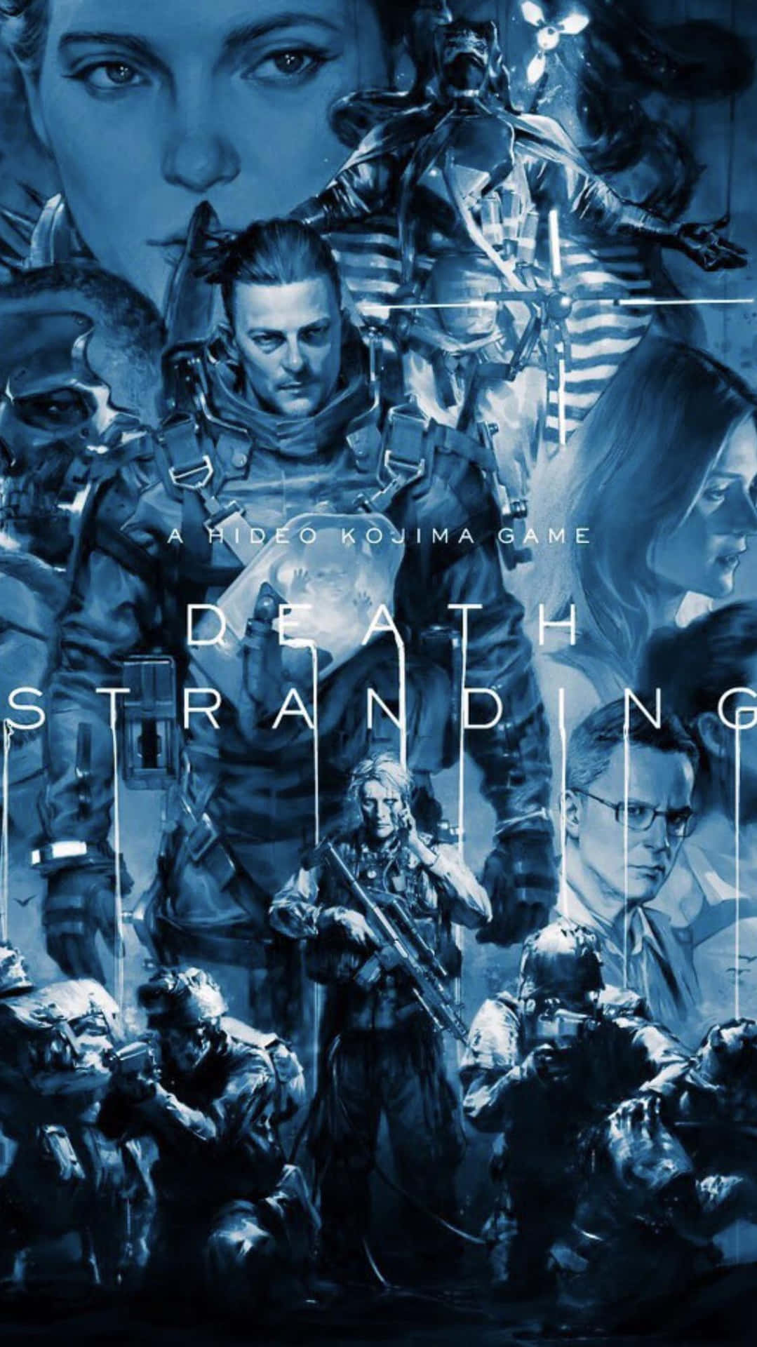 Death Stranding Characters Phone Background