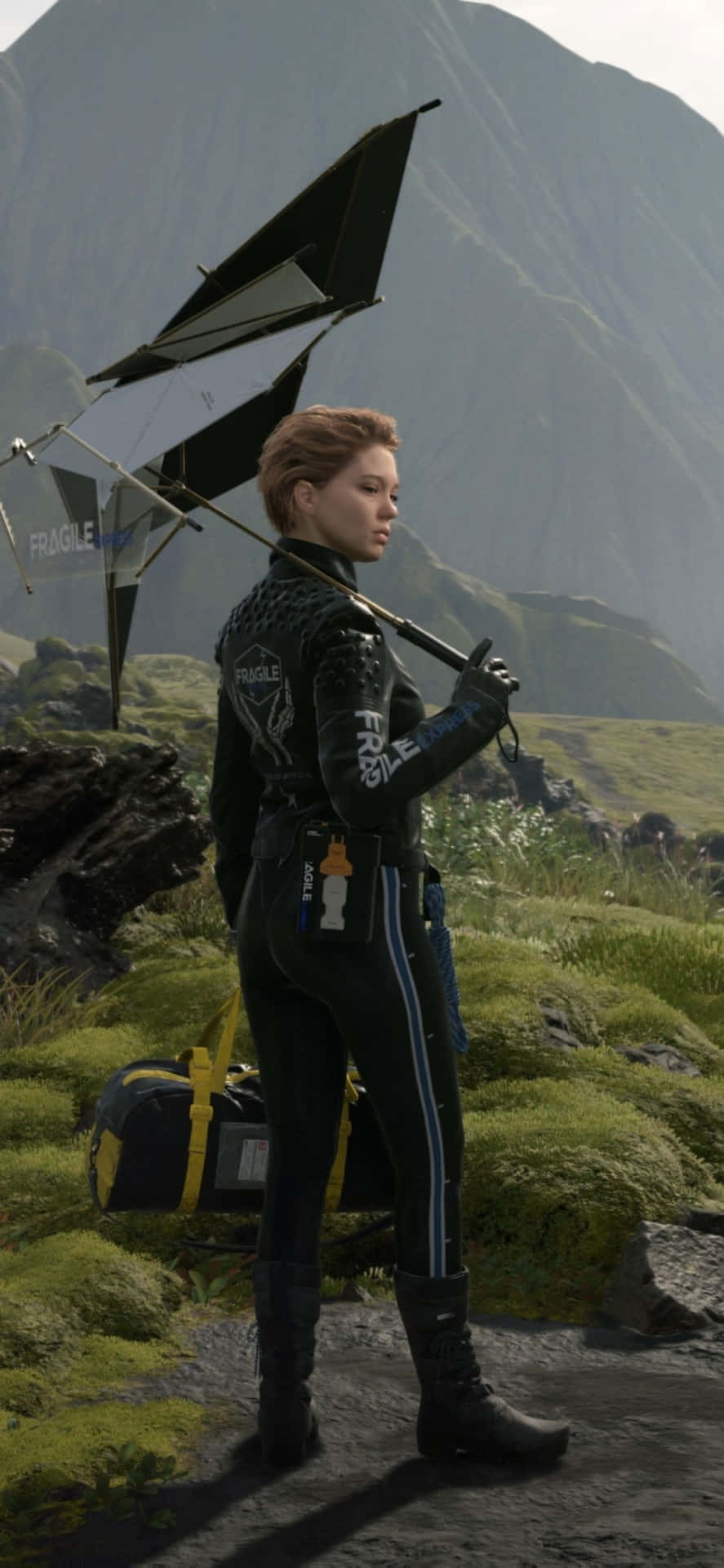 Death Stranding Female Phone Background