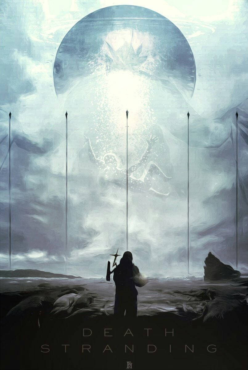 Death Stranding Shadowy Creature Iphone Background