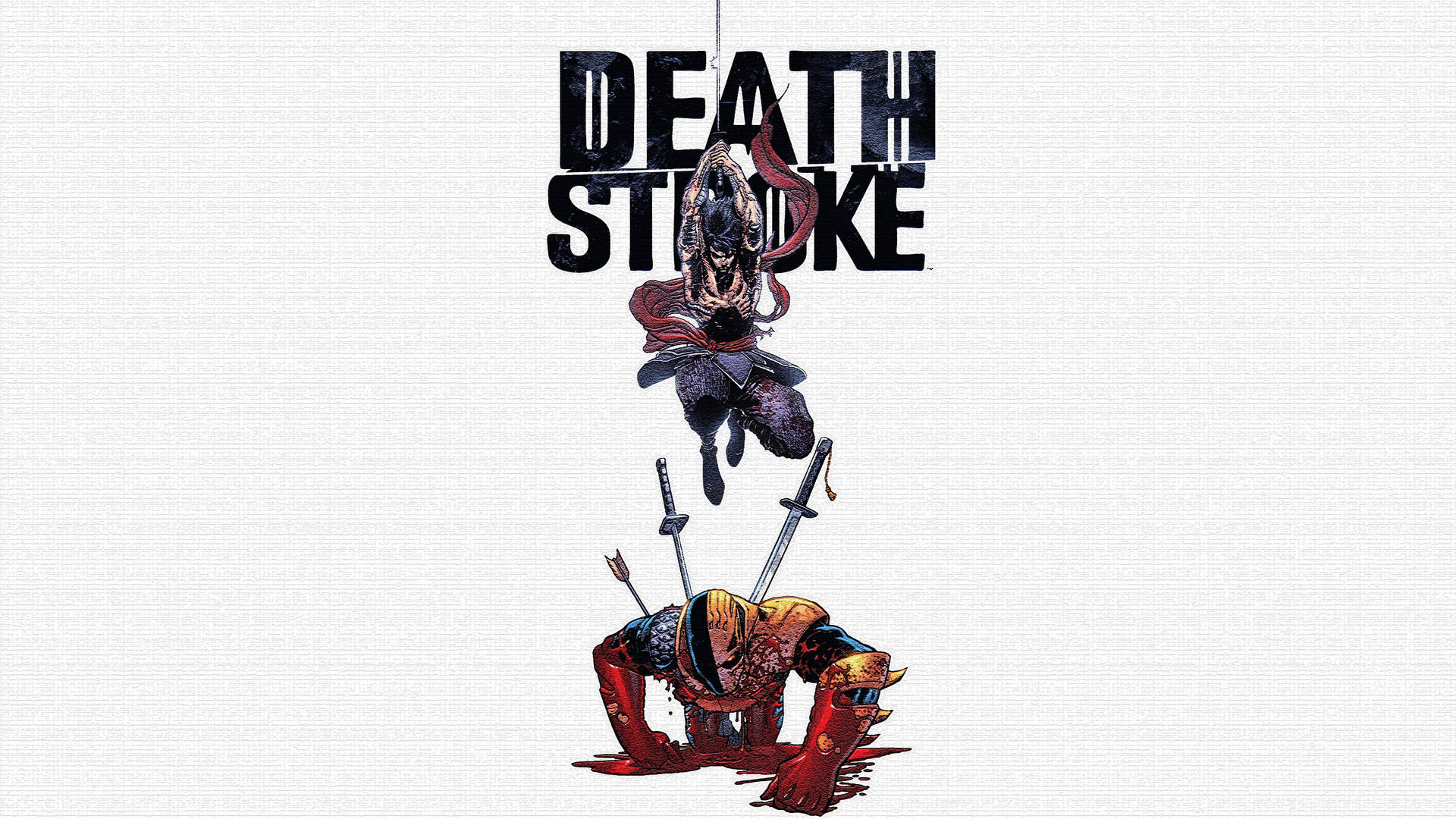 Death Stroke - A Comic Book Cover Background