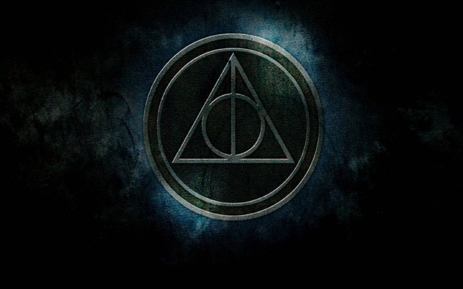 Deathly Hallows Emblem Harry Potter Desktop Background