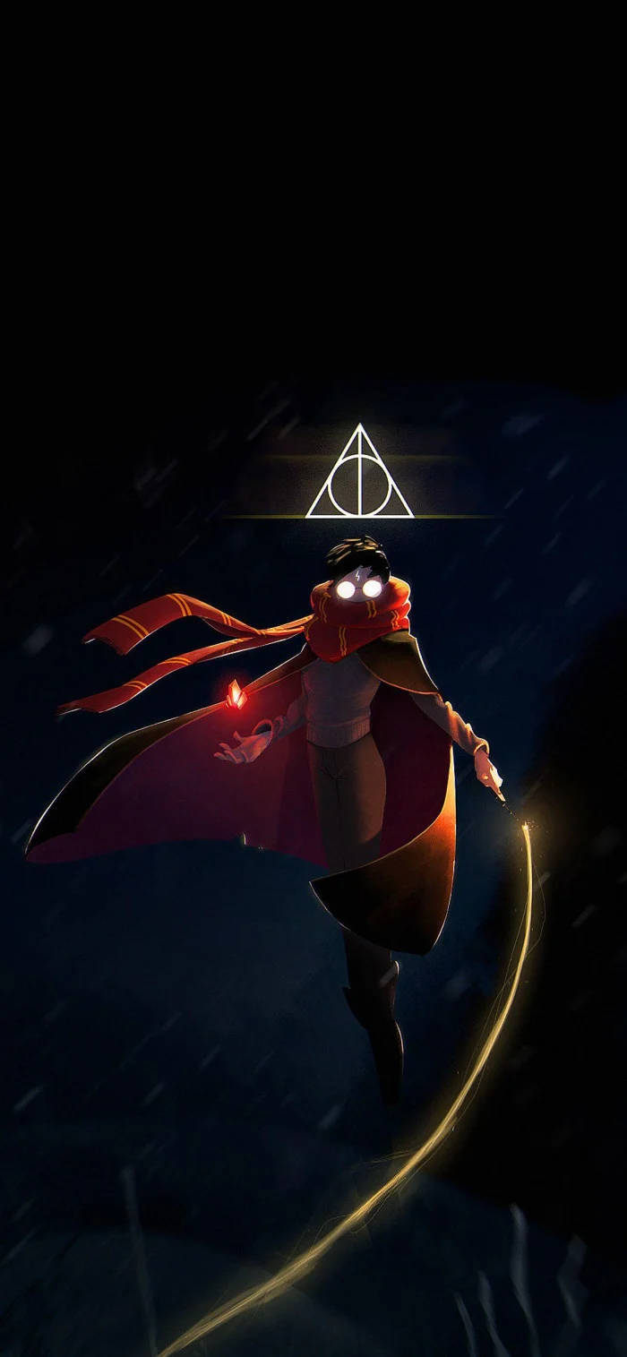 Deathly Hallows Harry Potter Iphone Background