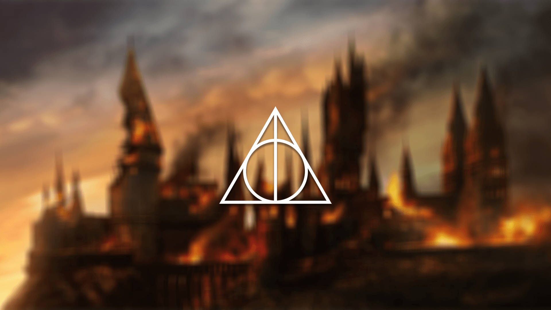 Deathly Hallows Logo Harry Potter Desktop
