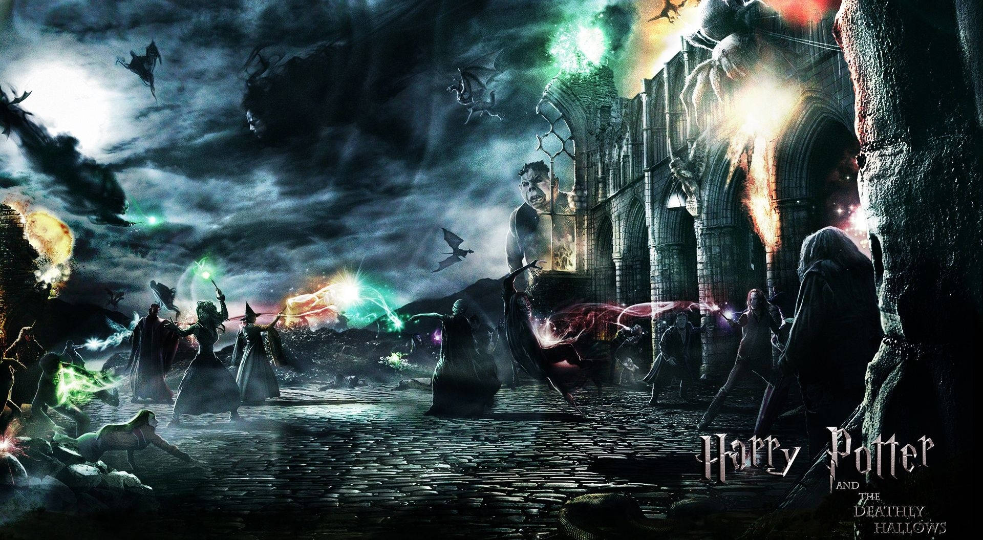Deathly Hallows Movie Harry Potter Desktop Background