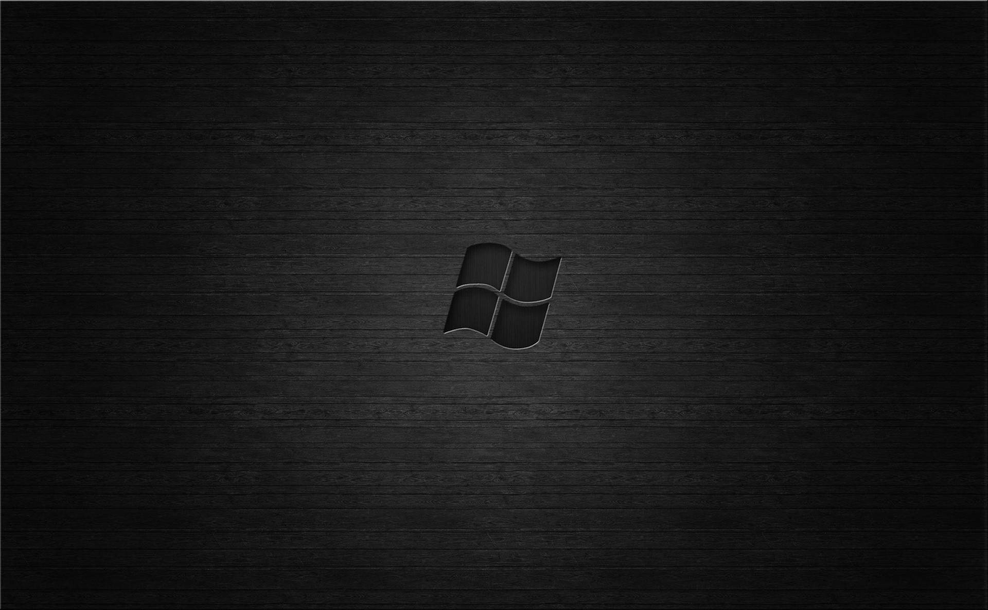 Debossed Dark Windows Logo