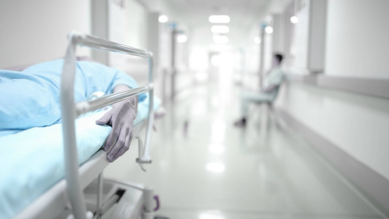 Deceased Patient In Hospital Hallway