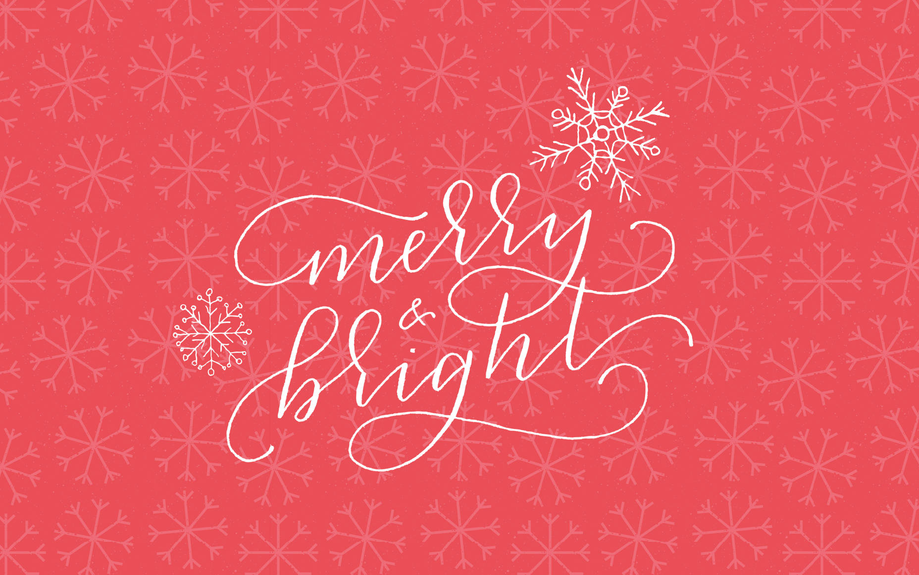 December Merry And Bright Background