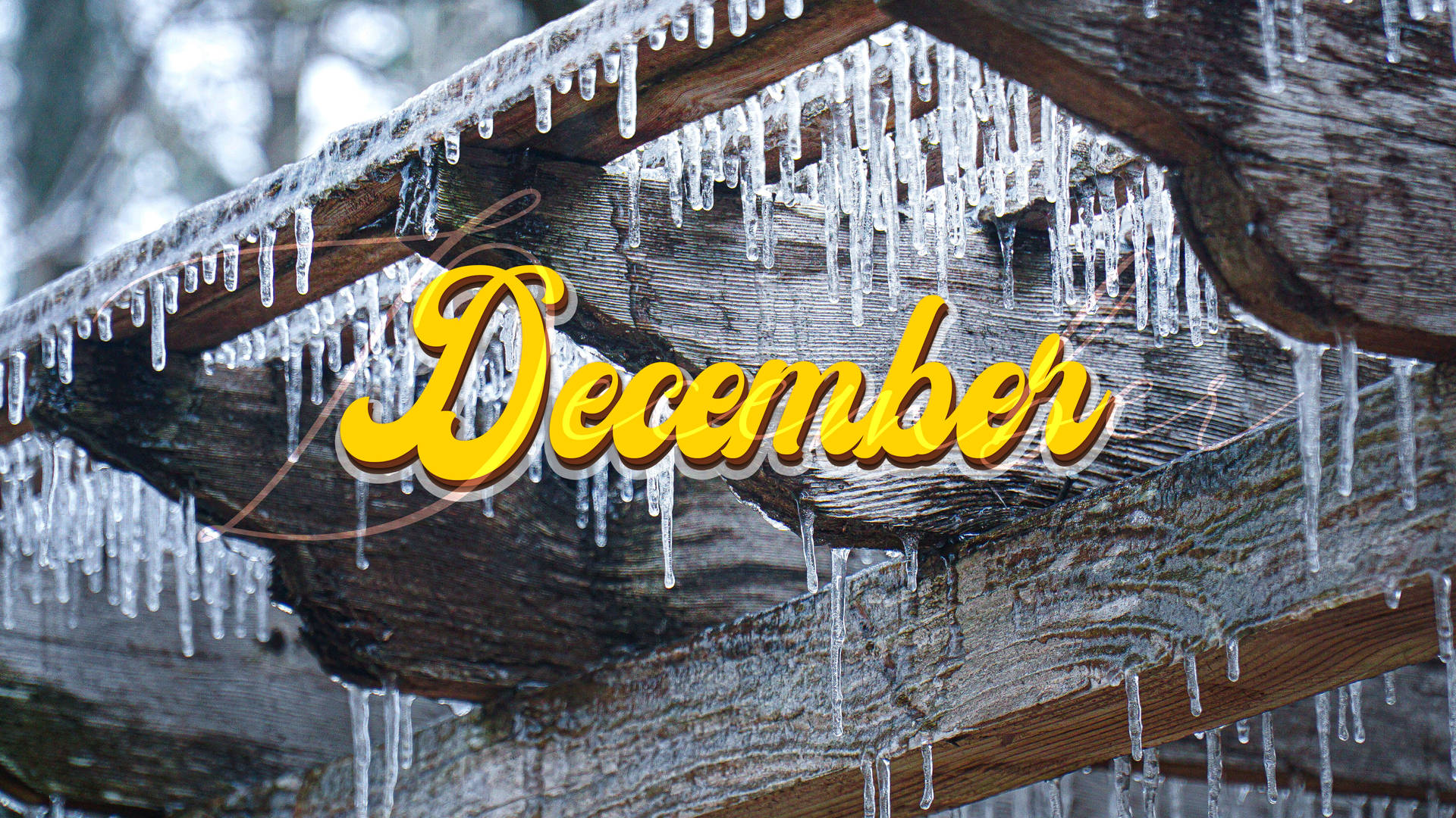 December Winter Solstice Background