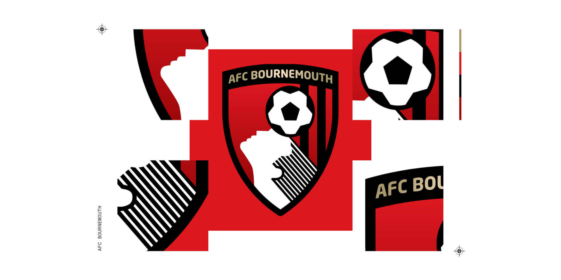 Deconstructed Afc Bournemouth Team Logo Background