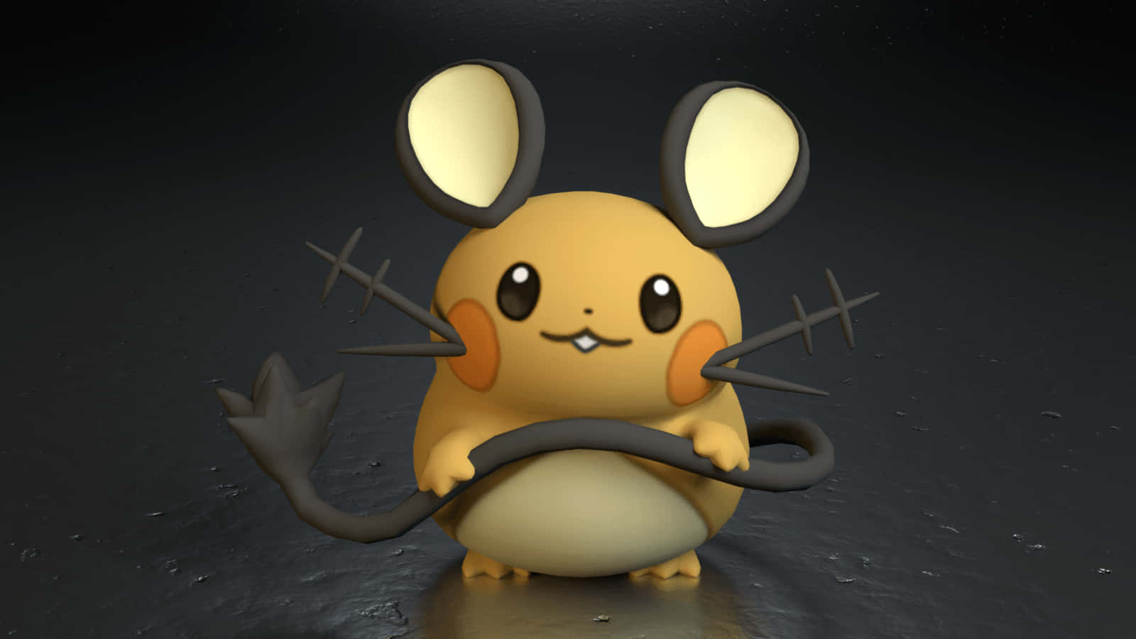 Dedenne 3d Art Background