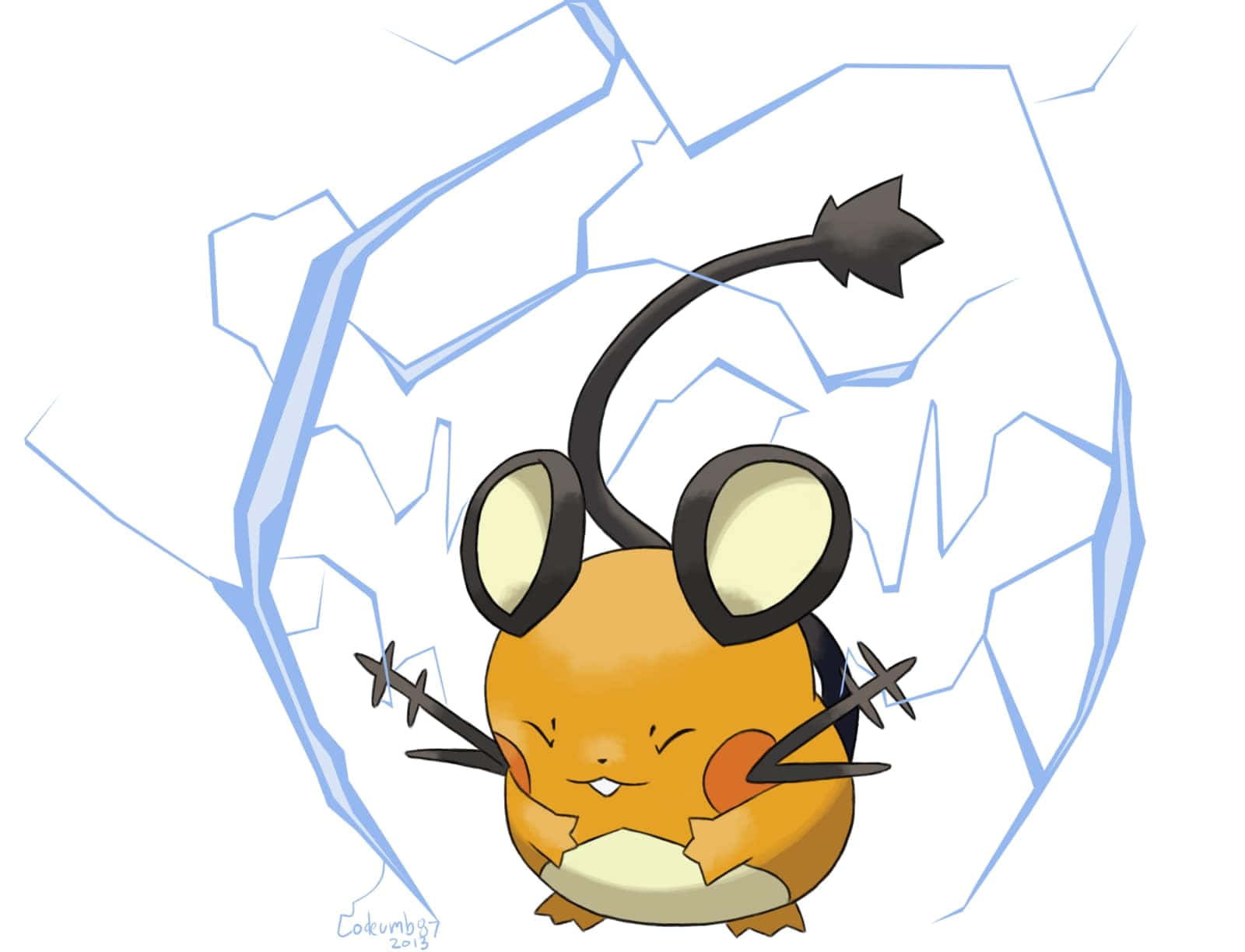 Dedenne Looks Mad Background