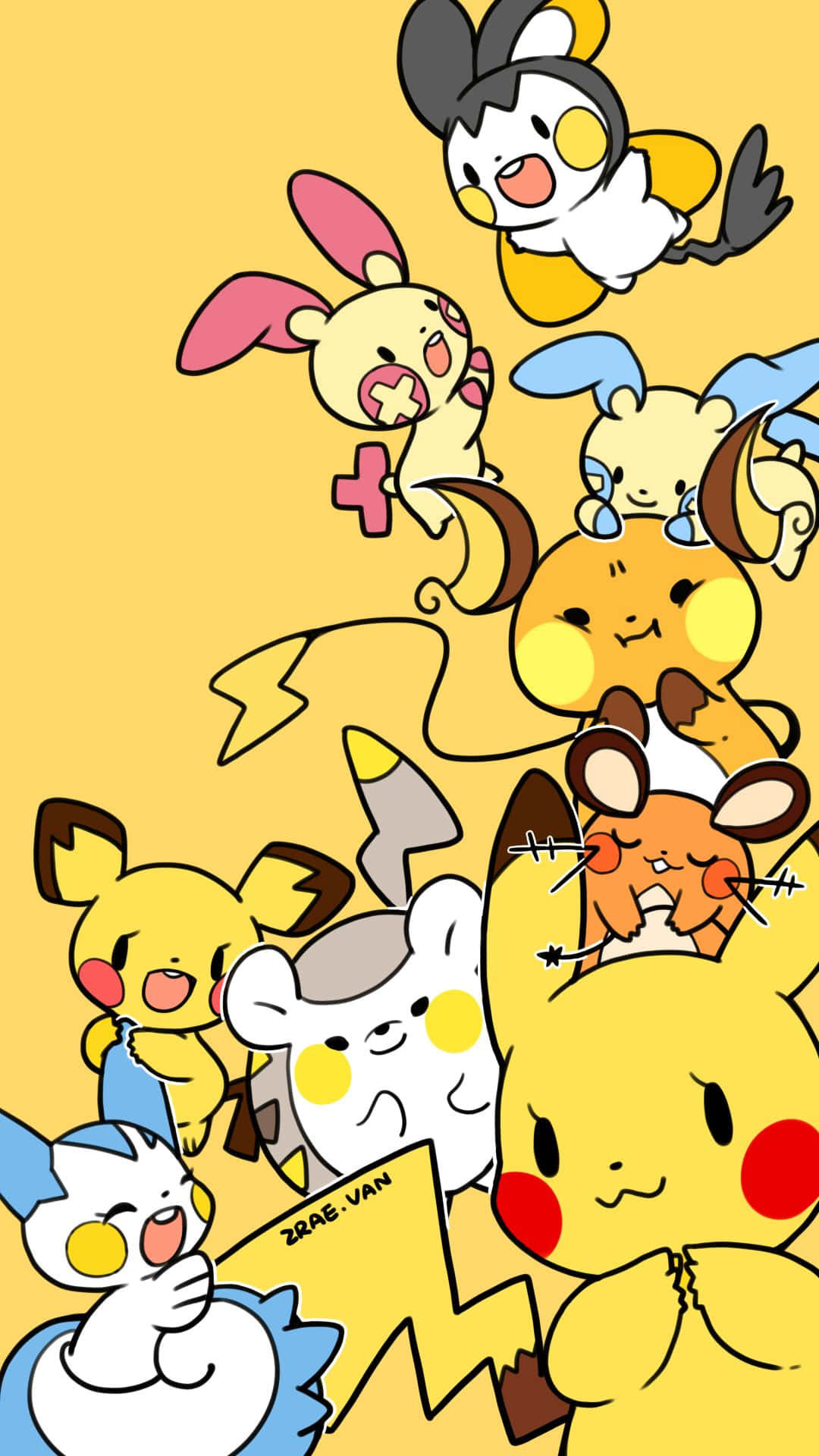 Dedenne Other Pokemon Yellow Background