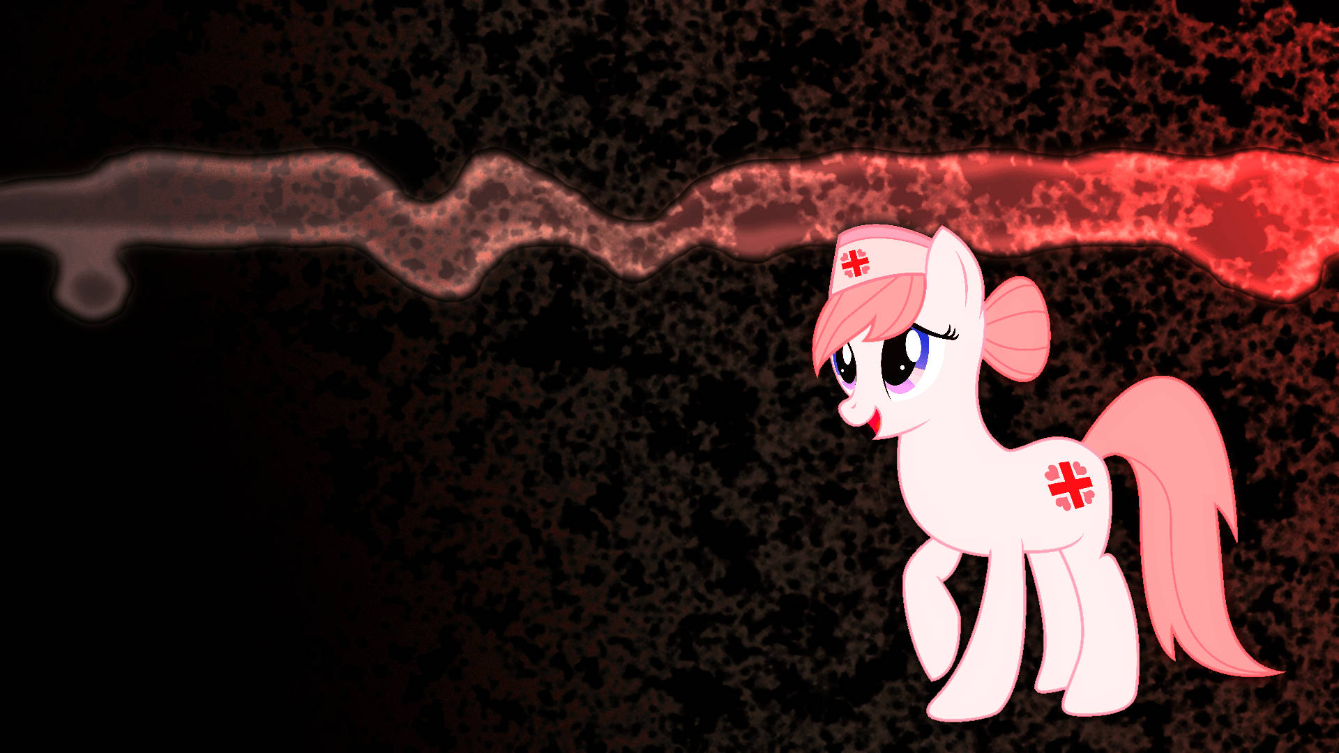 Dedicated My Little Pony Nurse Ready For Duty Background