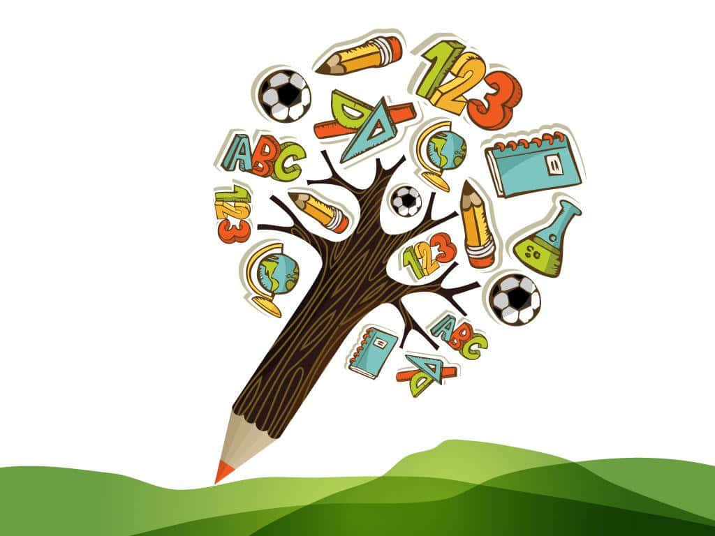 Dedicated Student Engaged In Comprehensive Learning Background