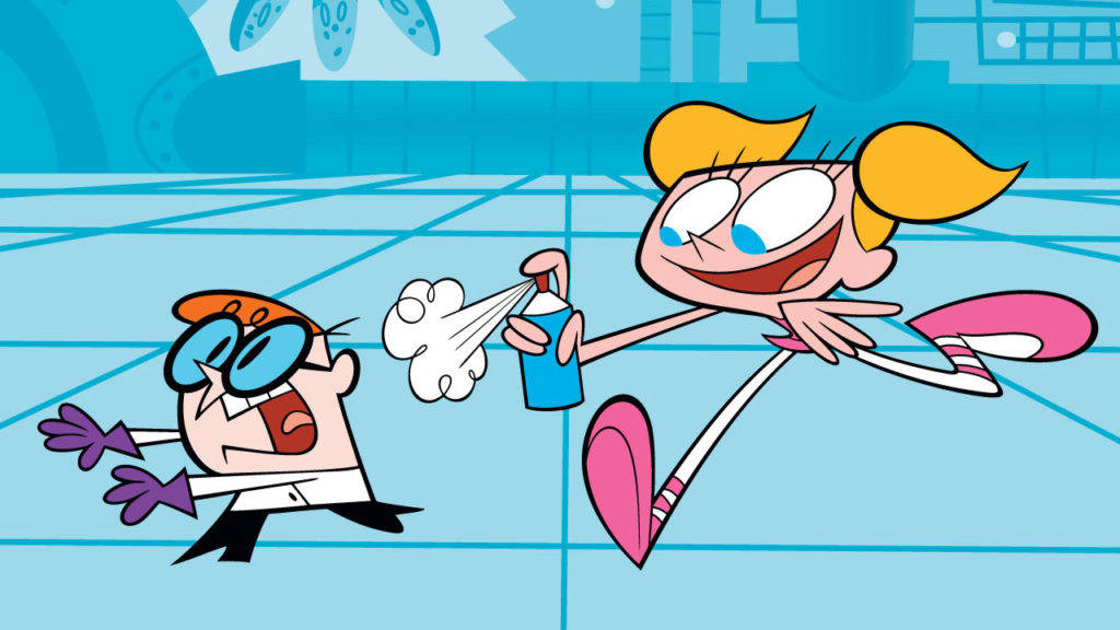 Dee Dee And Dexter 4k Cartoon Background