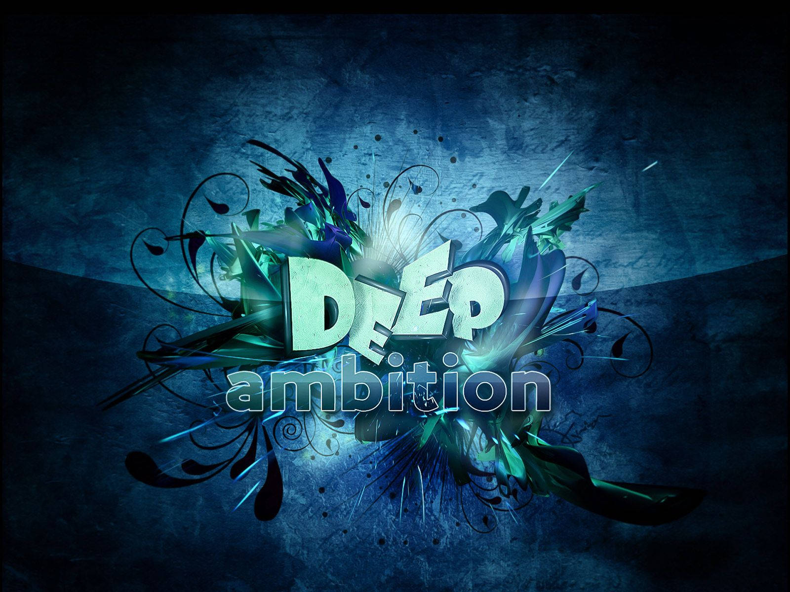 Deep Ambition D Blue Shades Background