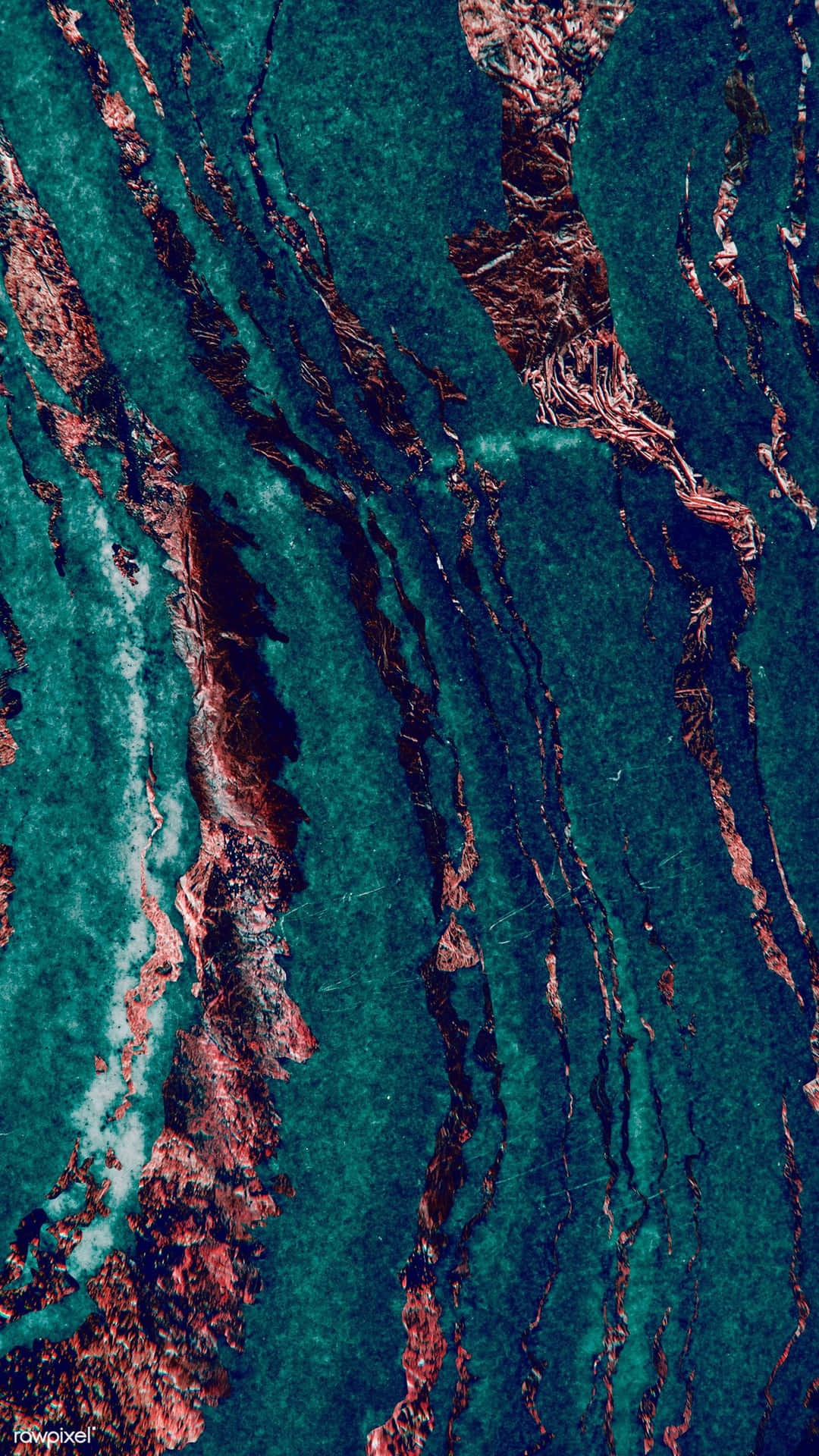 Deep Blues And Grays In Cool Marble Pattern Background