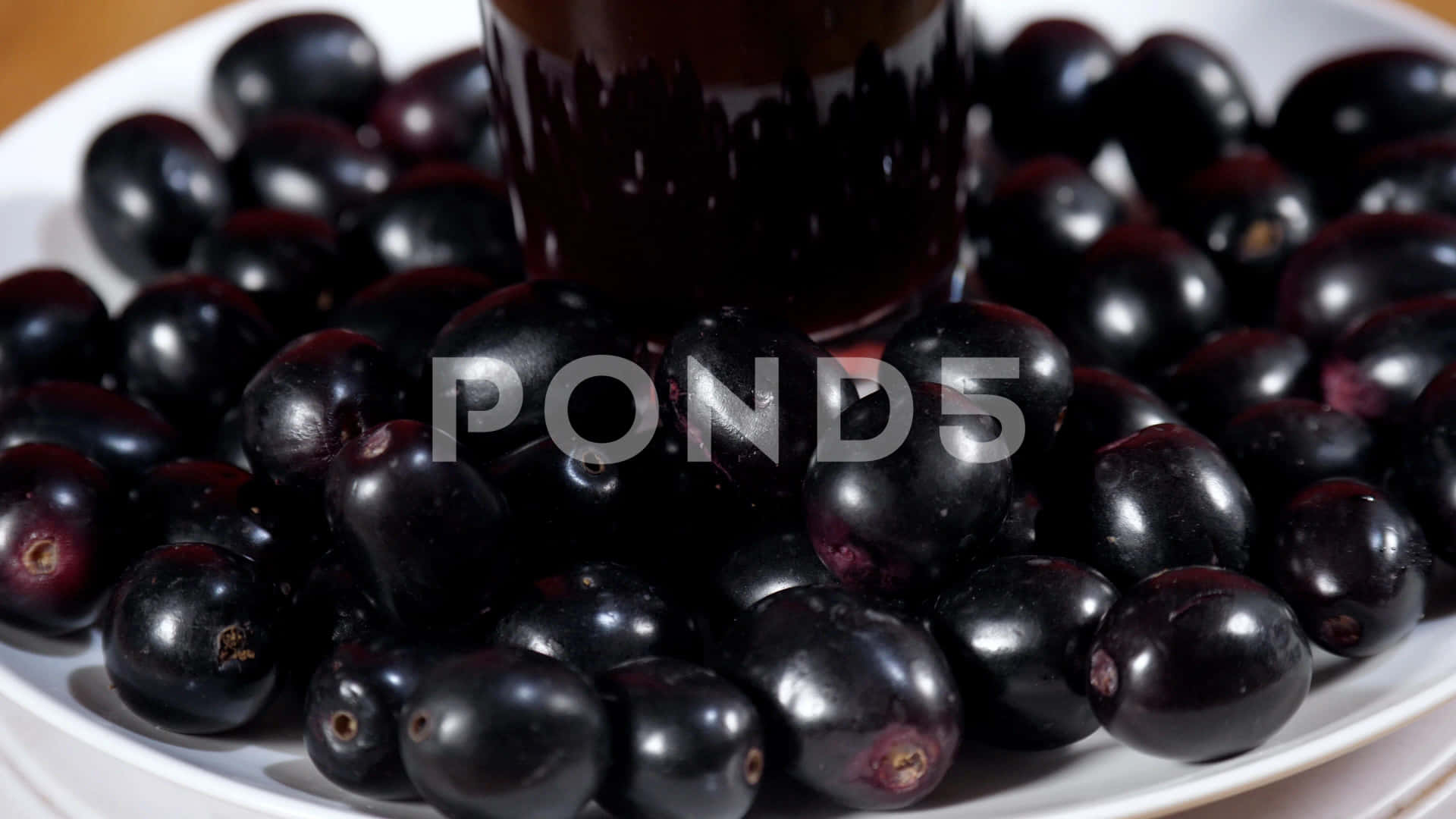 Deep Dark Purple Java Plum Background