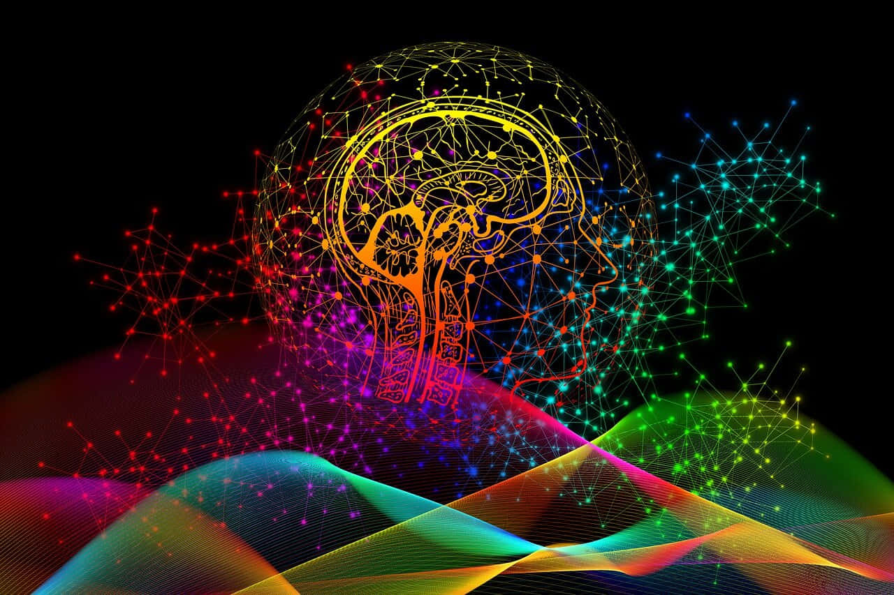 Deep Psychological Meaning Of A Colorful Brain Background