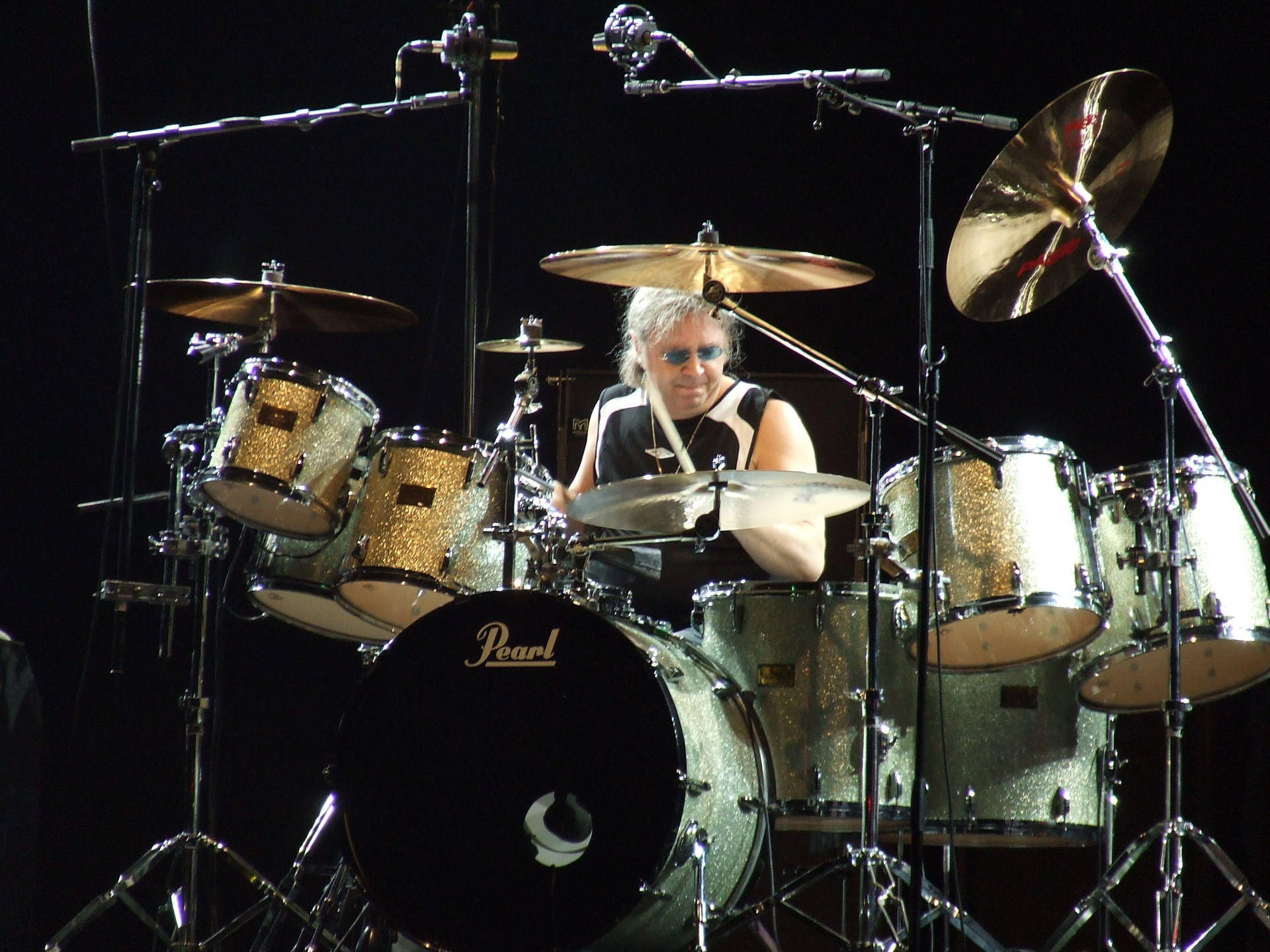 Deep Purple British Drummer Ian Paice Arrow Festival 8 Background