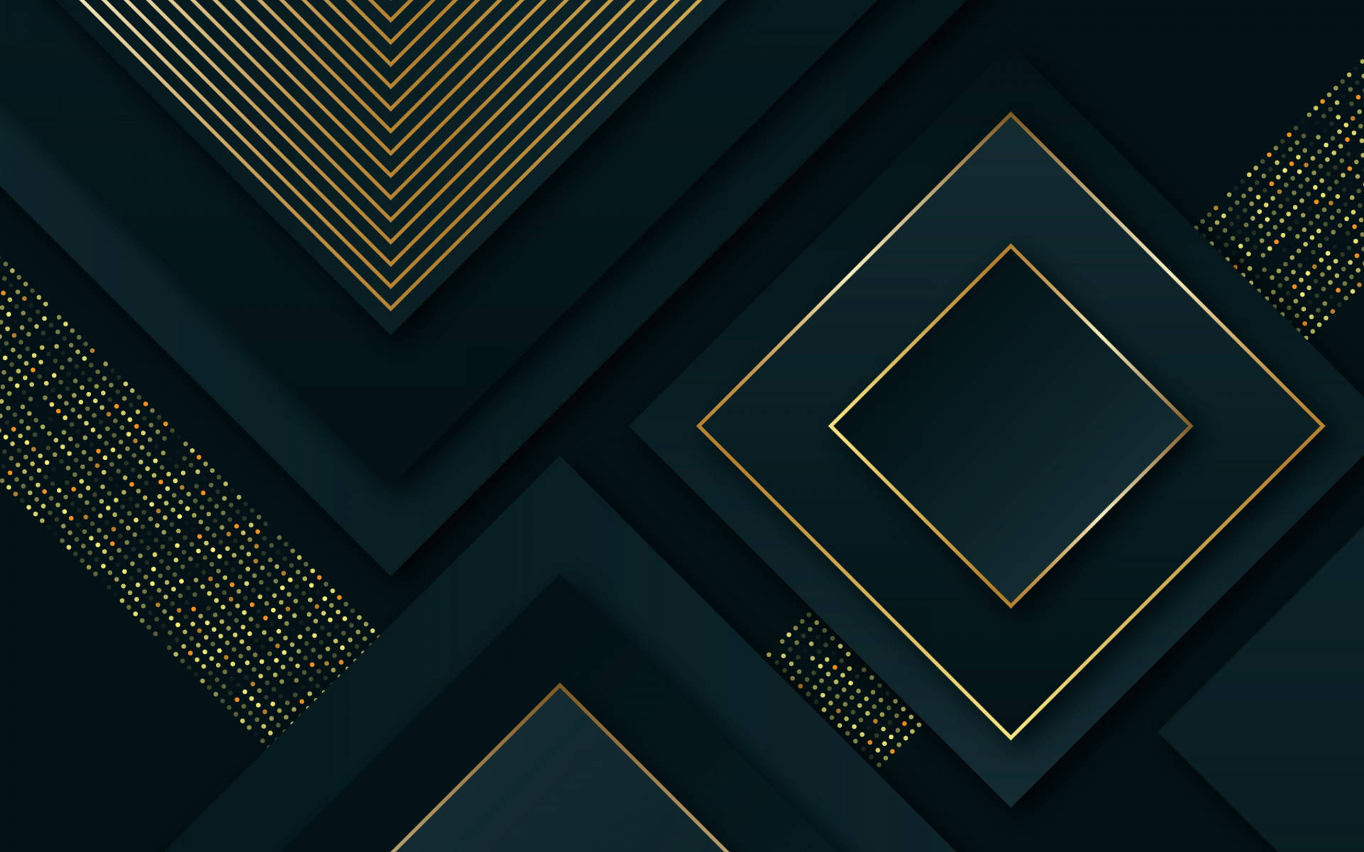 Deep Teal And Gold Android Material Design Background