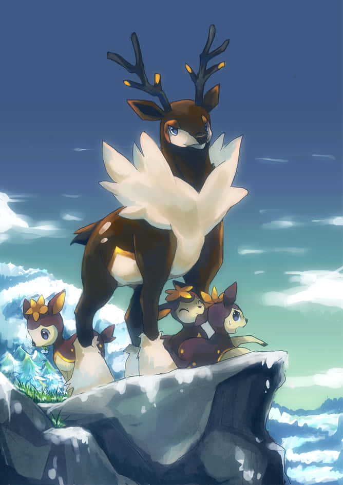 Deerling_and_ Sawsbuck_ Artwork