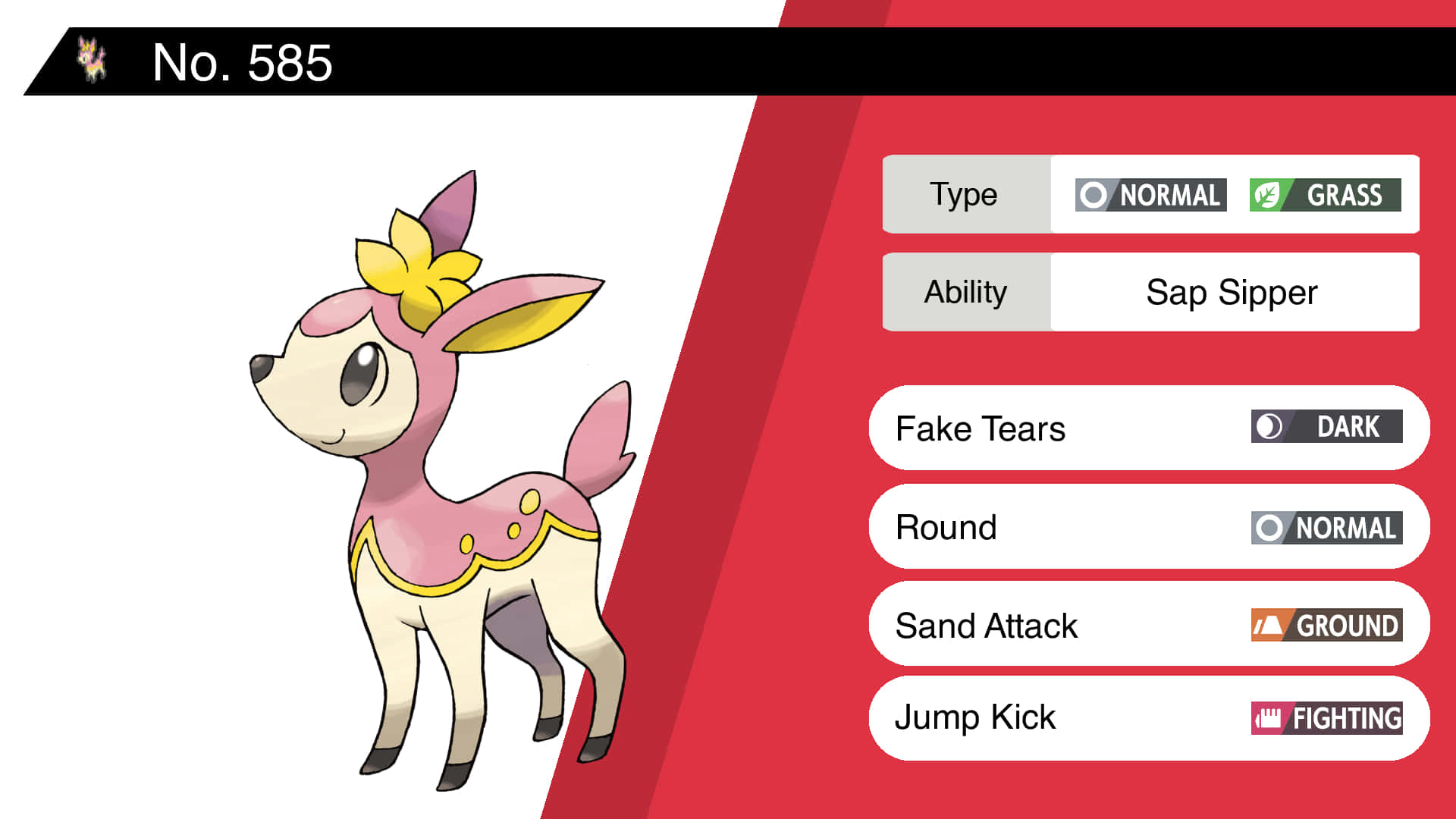 Deerling Pokedex Entry