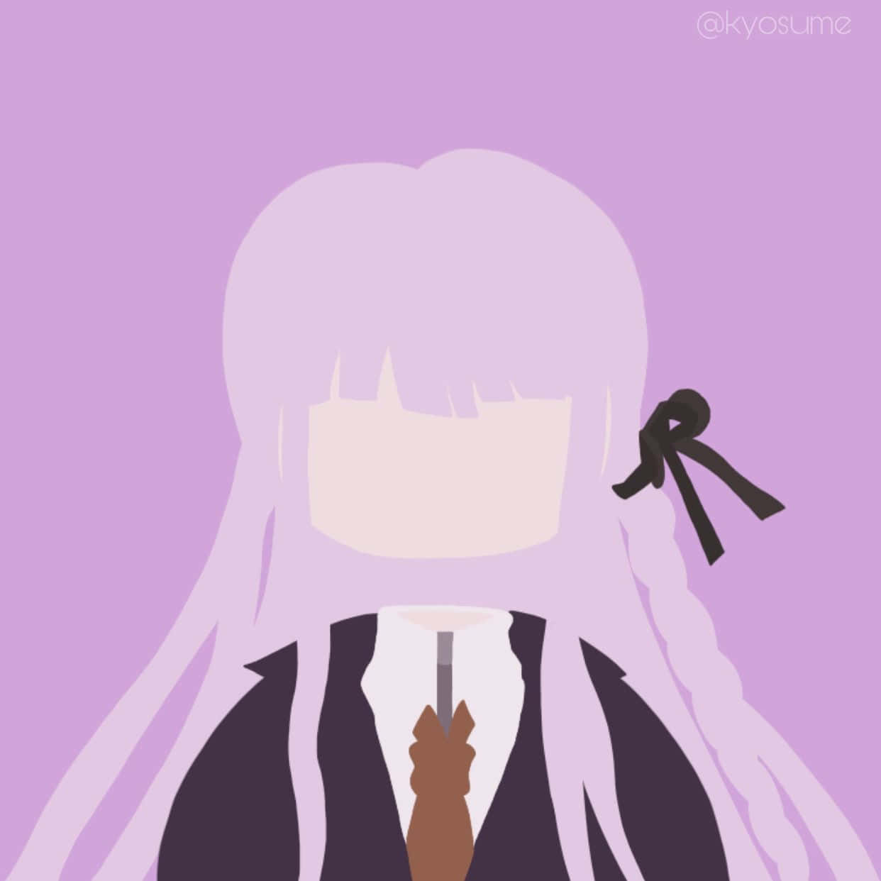 Default Pfp Aesthetic Of Kyoko Background