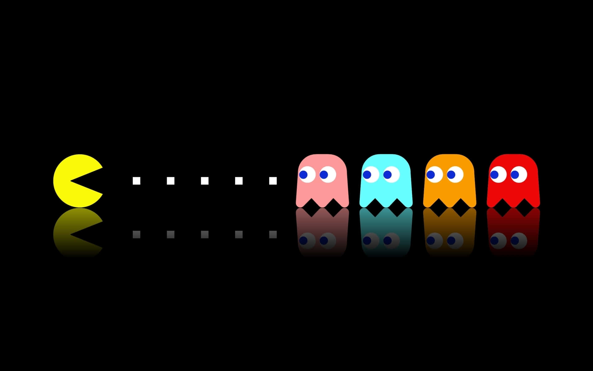 Defeat Your Enemies And Advance To The Next Level Of Hd Pacman Background