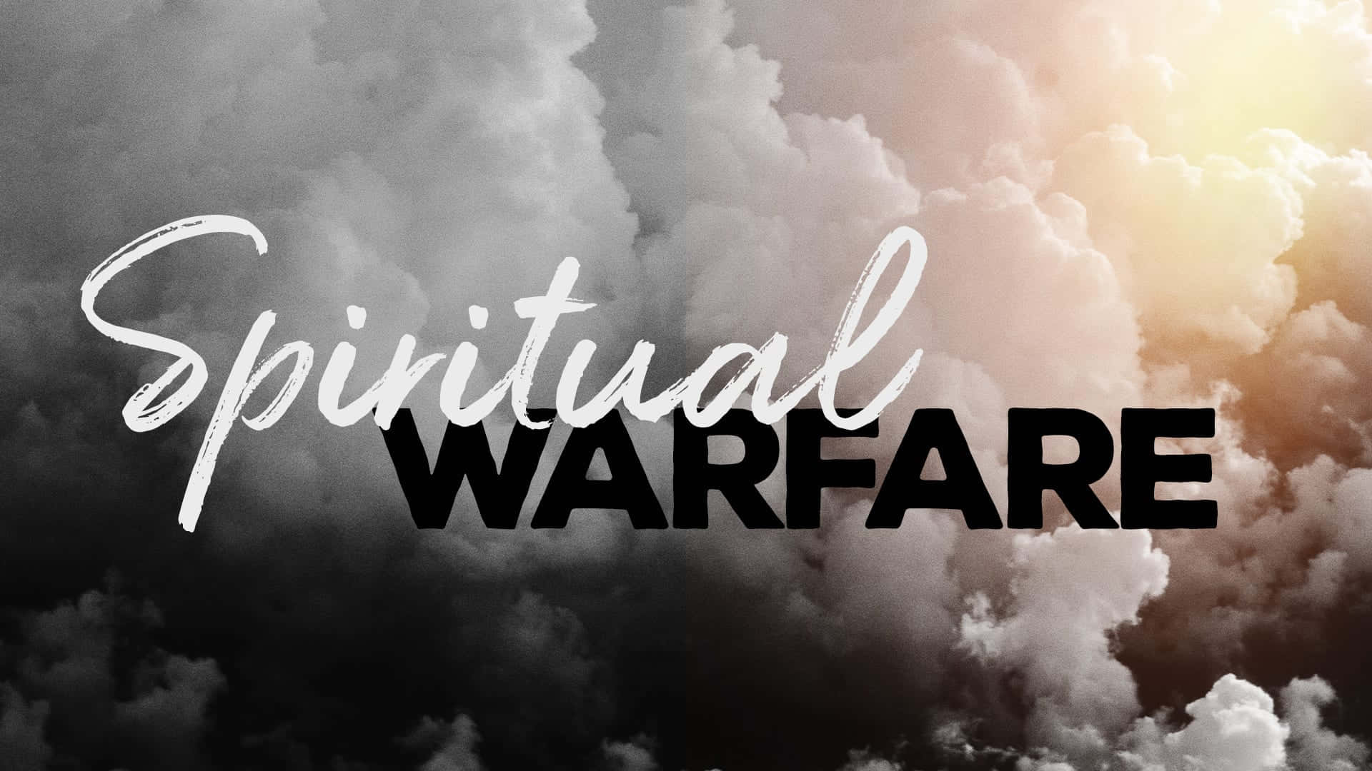 Defeating Spiritual Warfare With Trust And Faith In God Background