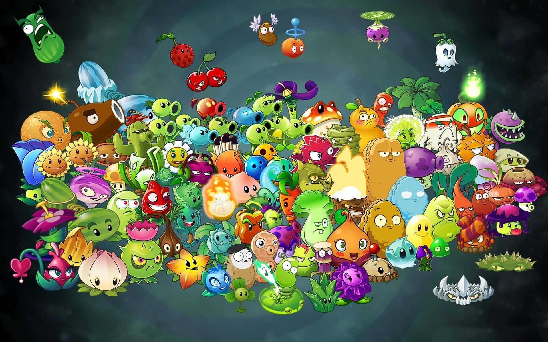Defend Your Home From Invasion With Plants Vs. Zombies Background