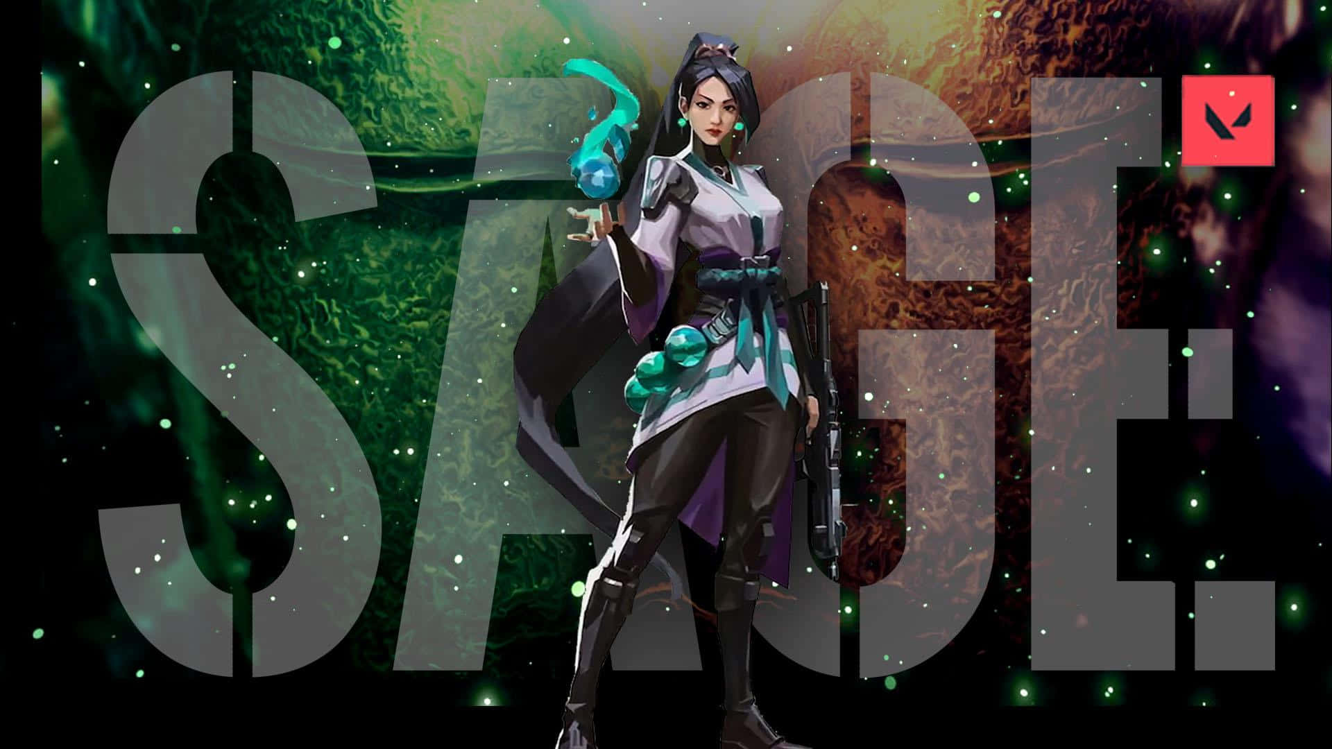 Defend Your Position With Valorant Sage Background