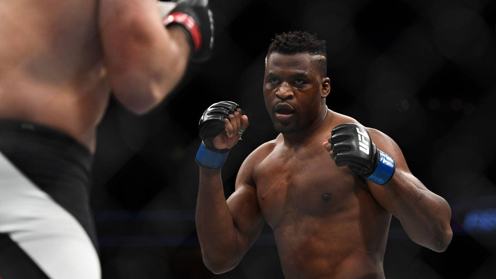 Defensive Francis Ngannou