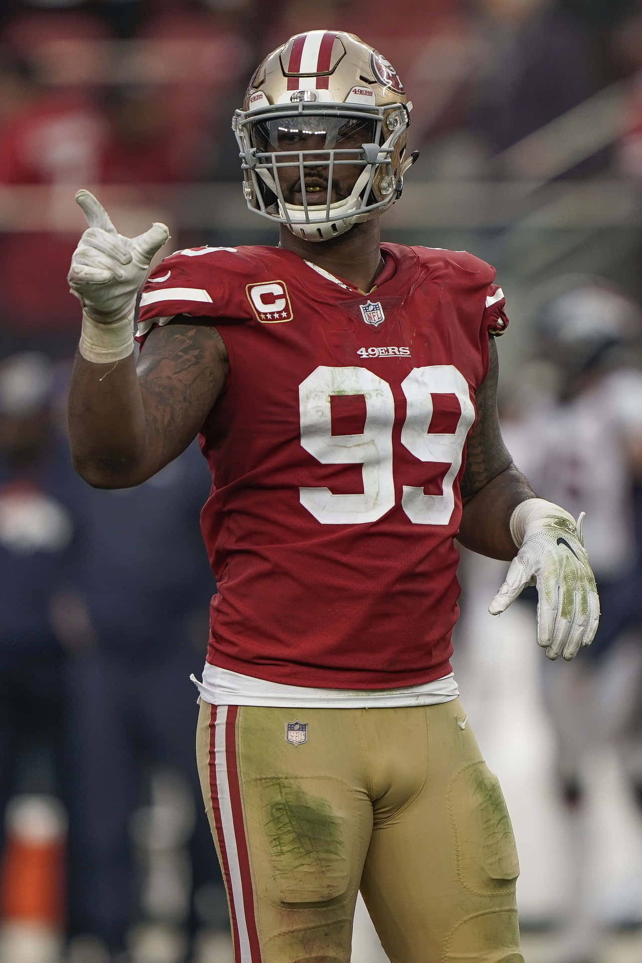 Deforest Buckner American Football Defensive Lineman Background