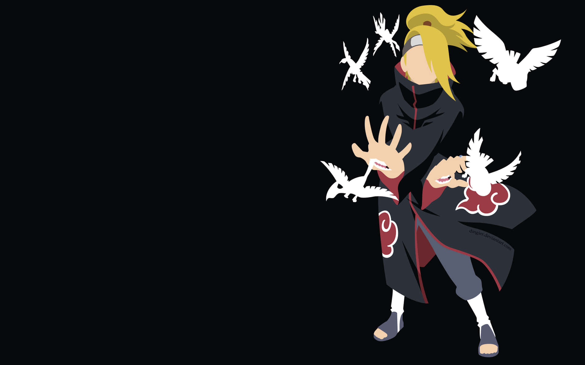 Deidara, A Shinobi Of Konoha Background