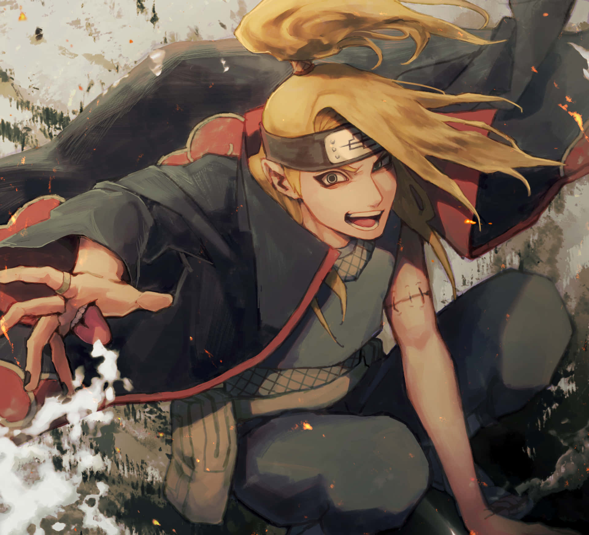 Deidara Cool Artwork Background