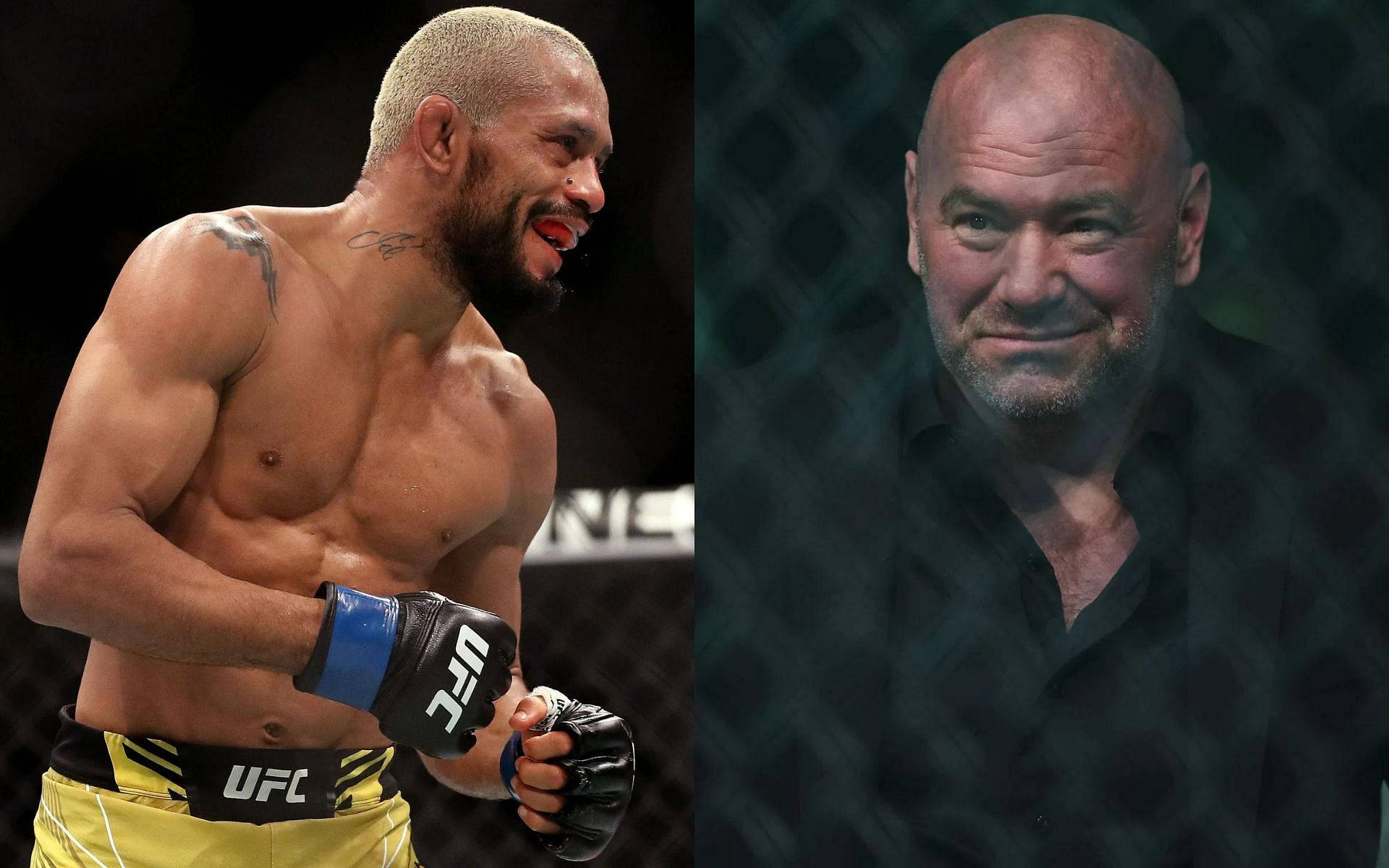 Deiveson Figueiredo And Dana White Background