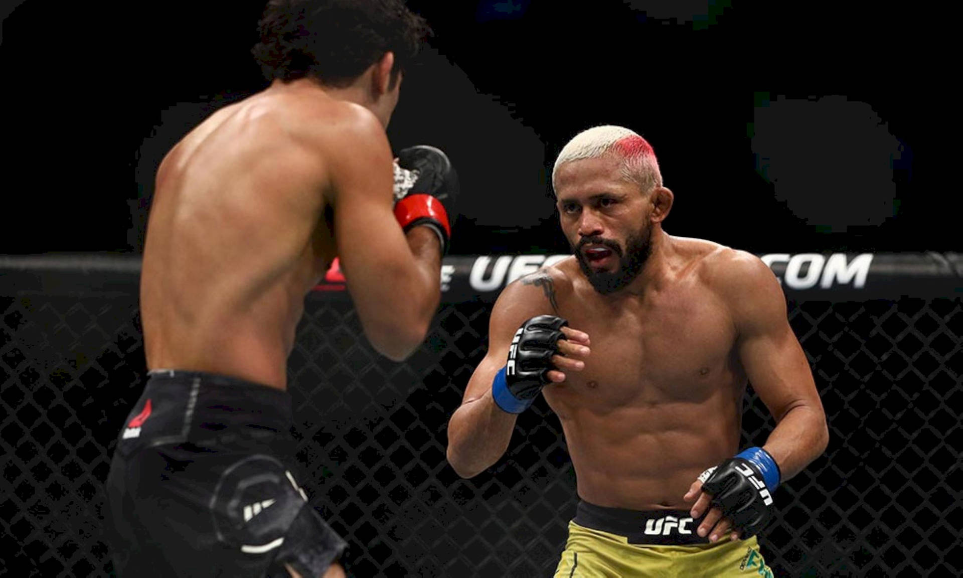 Deiveson Figueiredo In A Ufc Fight Background