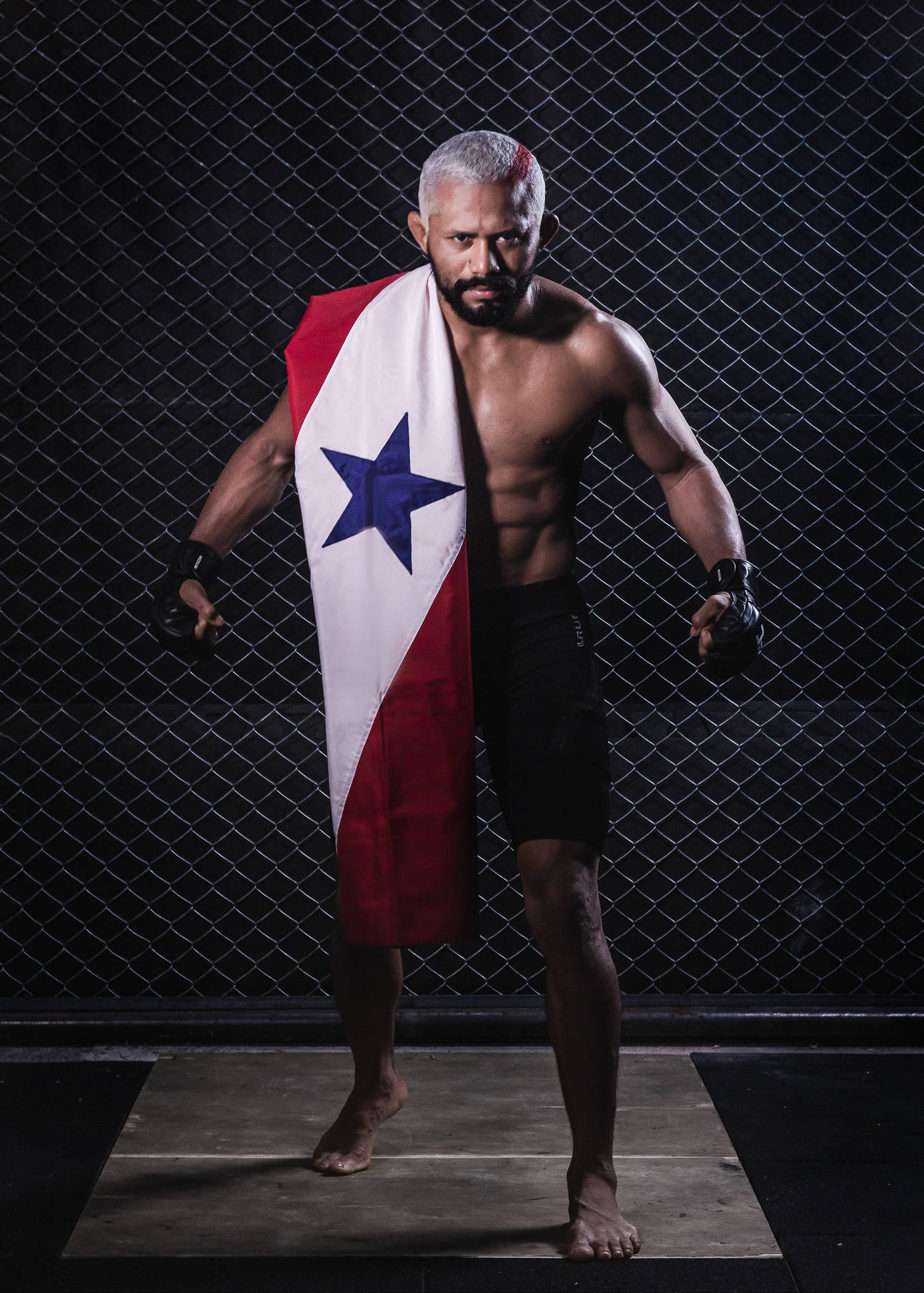 Deiveson Figueiredo With Pará Flag Background