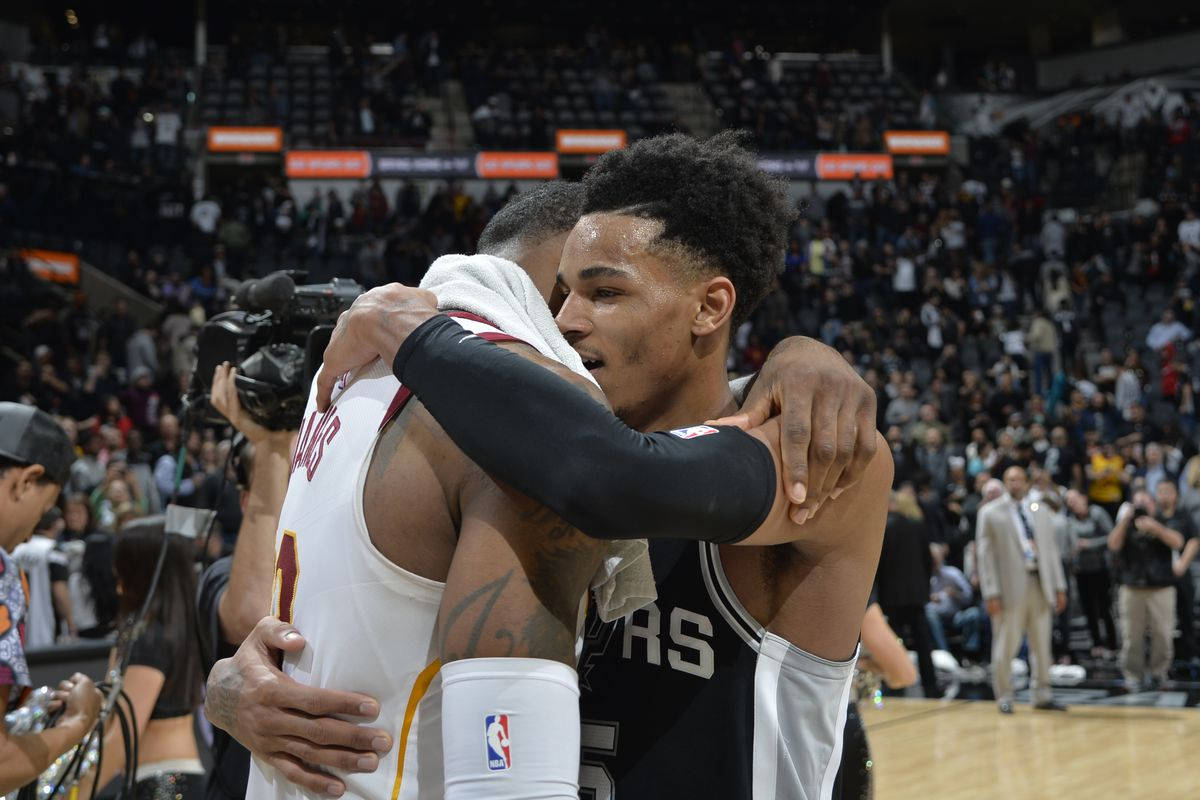 Dejounte Murray And Lebron James