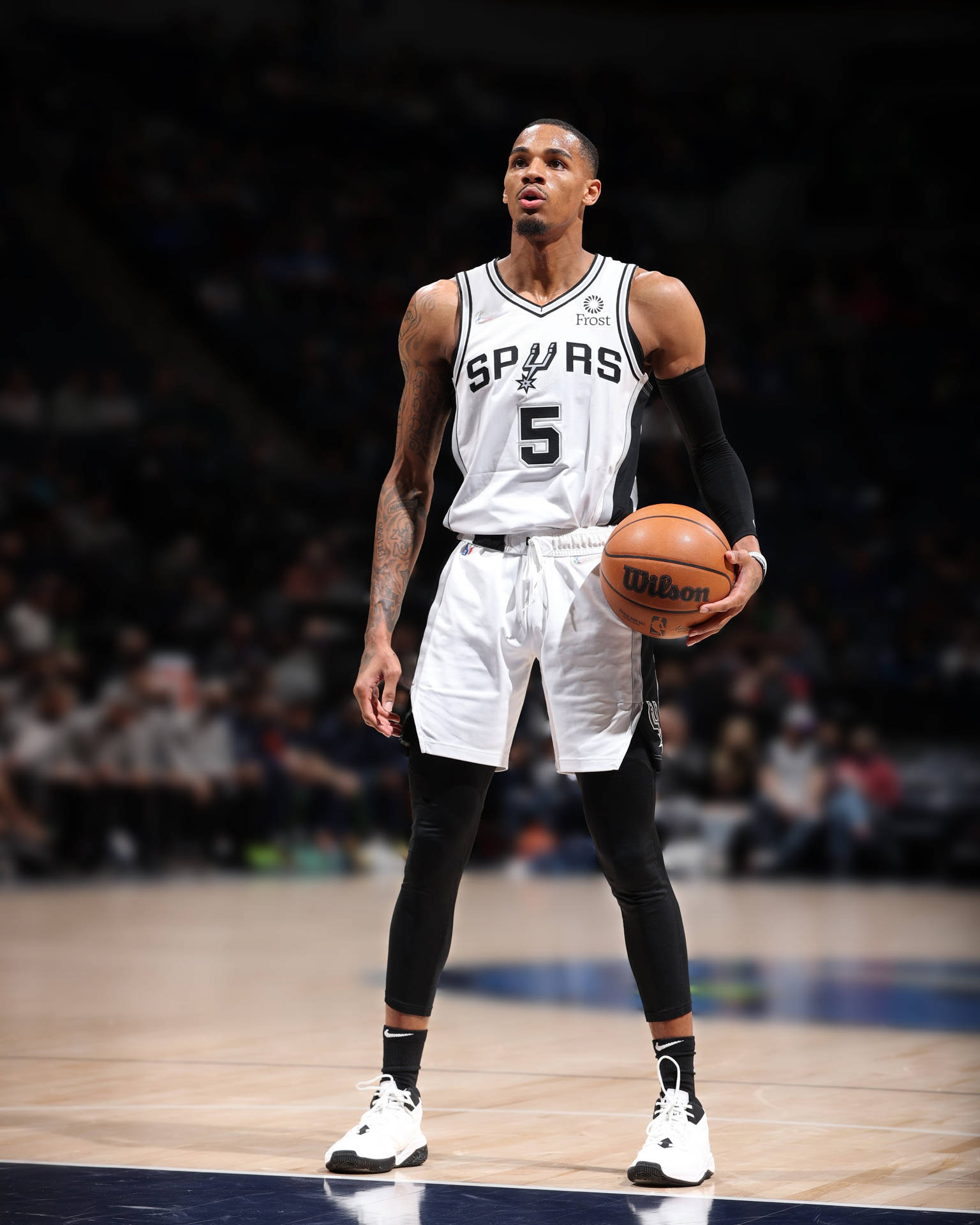 Dejounte Murray Free Throw Background