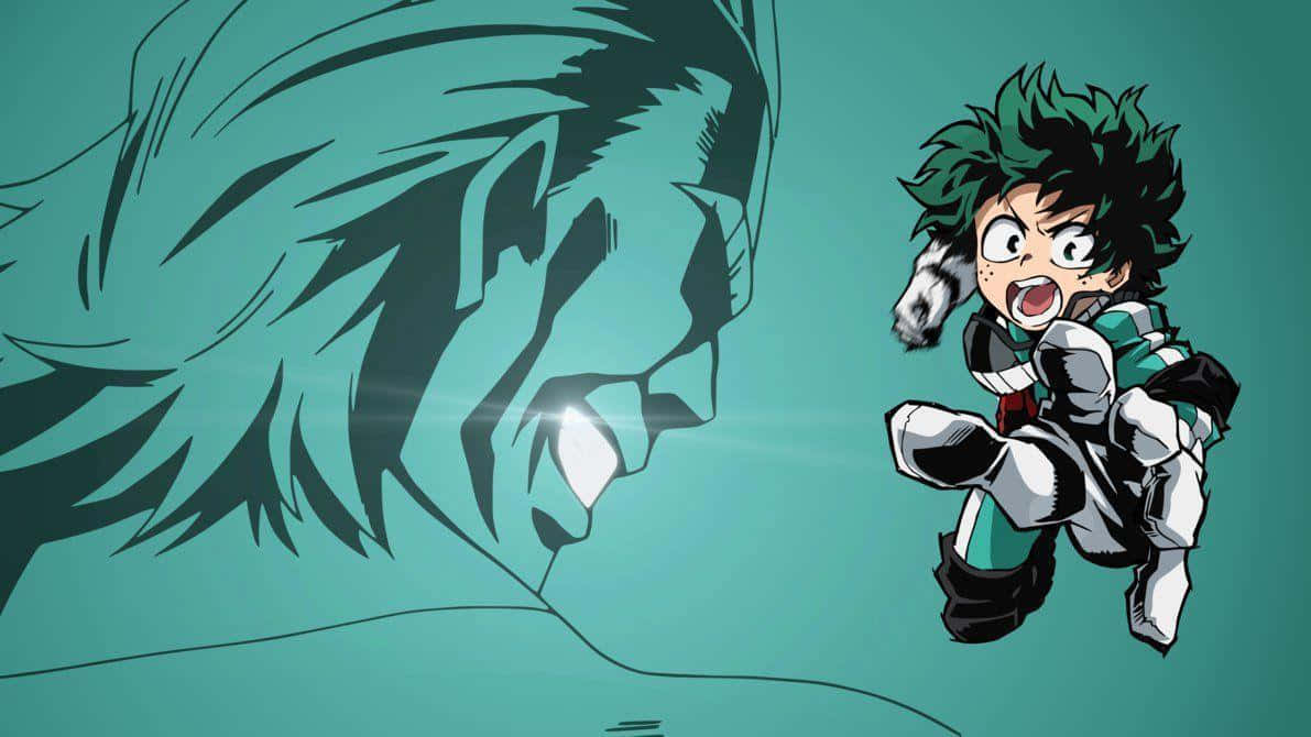 “deku, A Symbol Of True Courage” Background